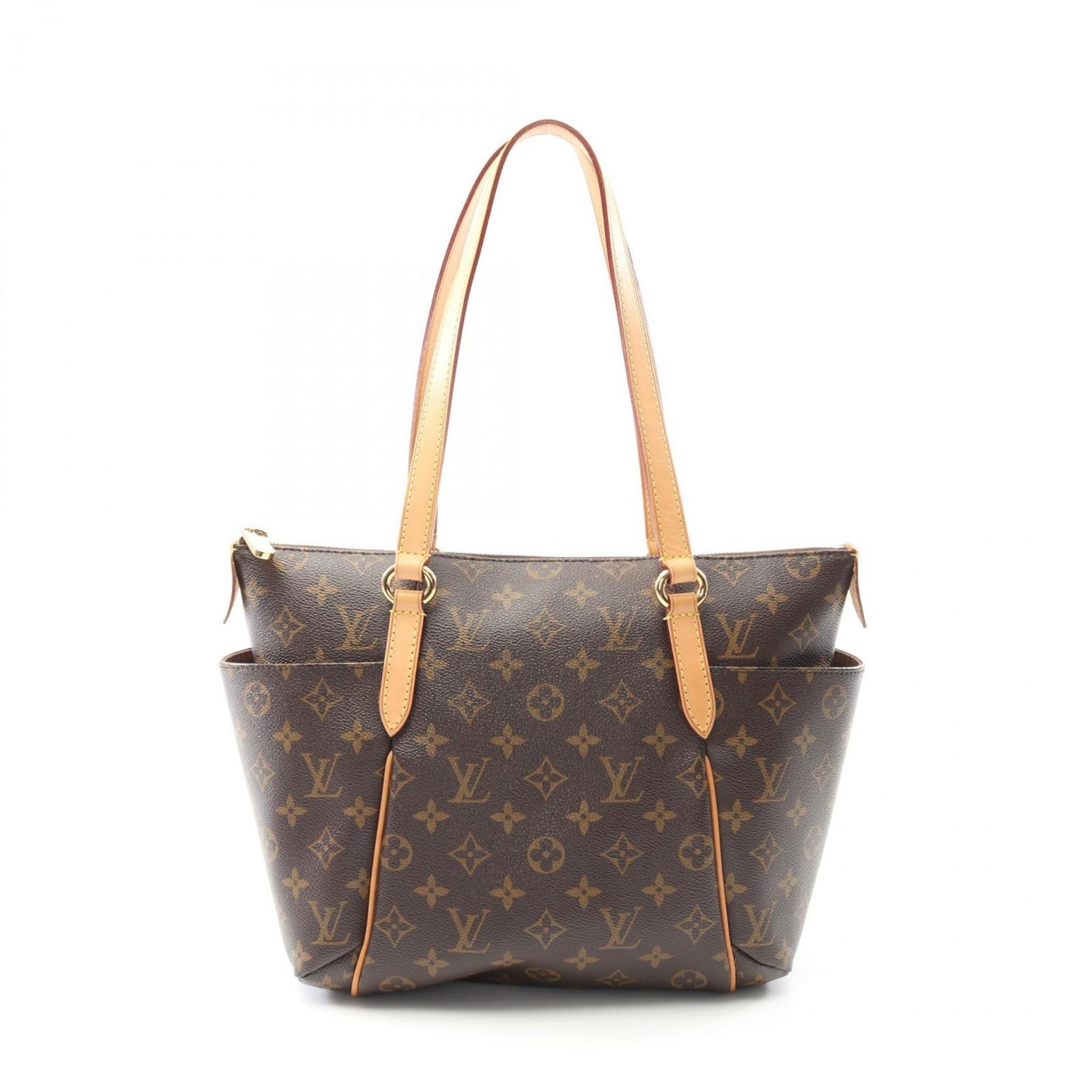 Louis Vuitton Totally PM Tote Bag Coated Canvas Leather Monogram Brown