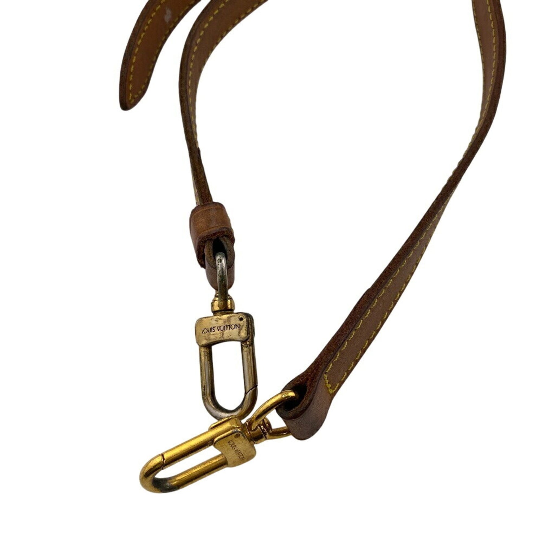 LOUIS VUITTON Shoulder Strap Brown Unisex