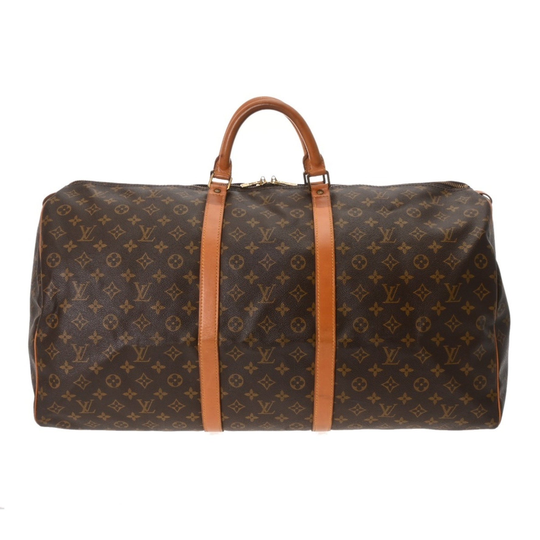 LOUIS VUITTON Monogram Keepall 60 Unisex Canvas Boston Bag