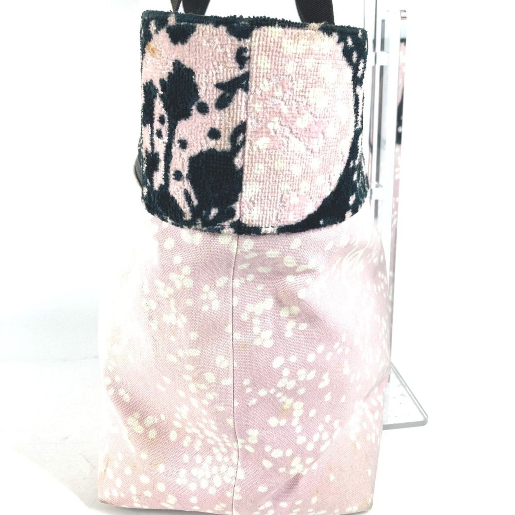 CHANEL High Summer Pile Large CC Coco Mark Tote Bag, Cotton, Pink