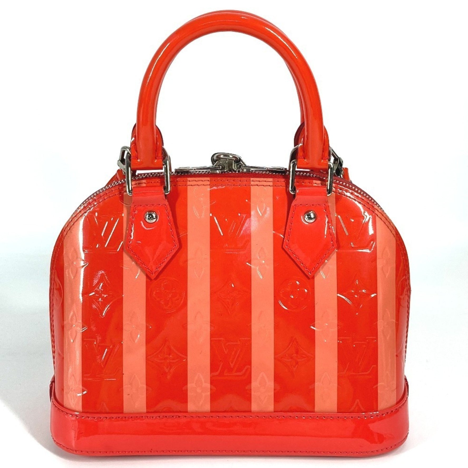 LOUIS VUITTON Monogram Vernis Rayeur Alma BB Bag, Shoulder Bag/Handbag, Vernis, Poppy Petal Pink