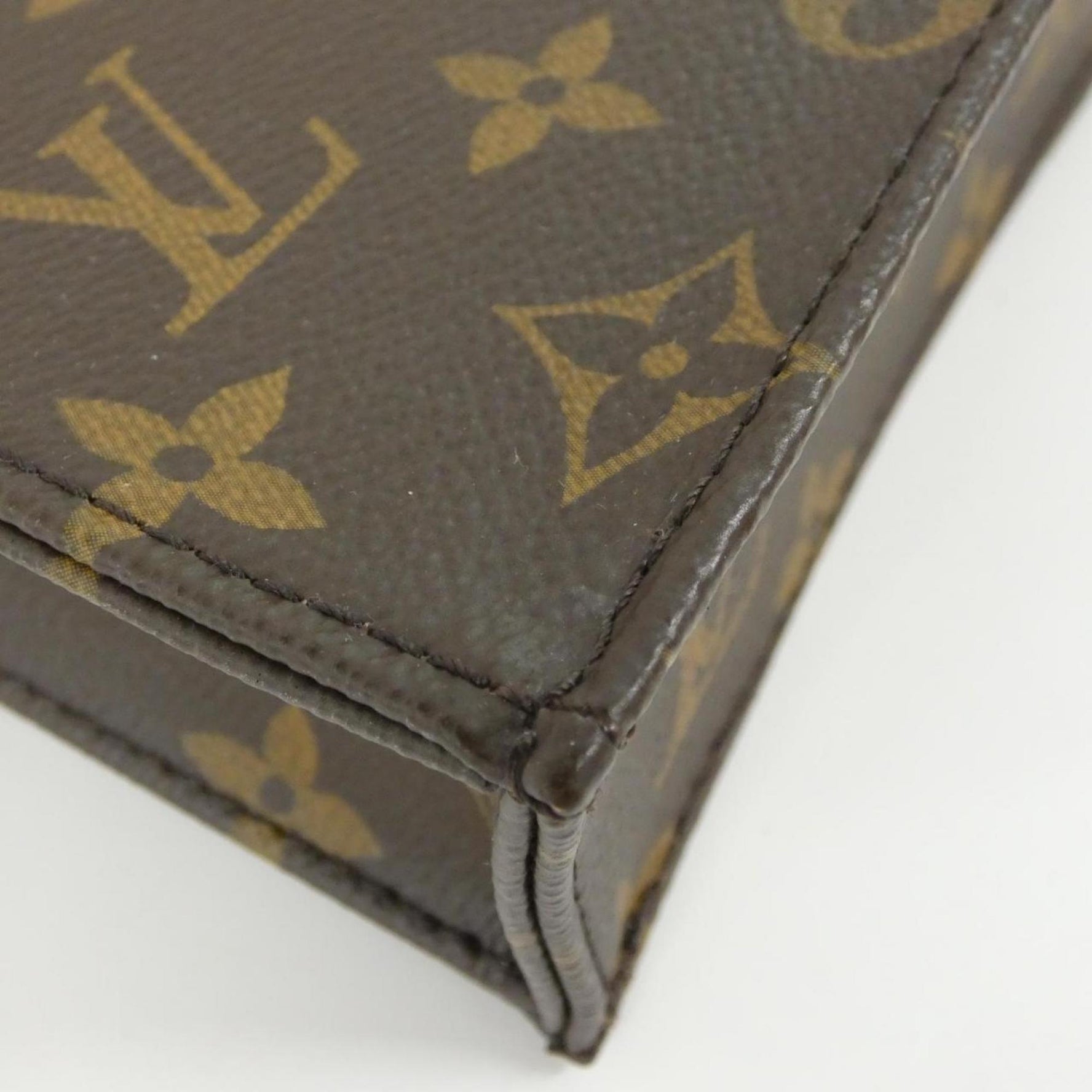 Louis Vuitton Monogram Petite Sac Plat Handbag