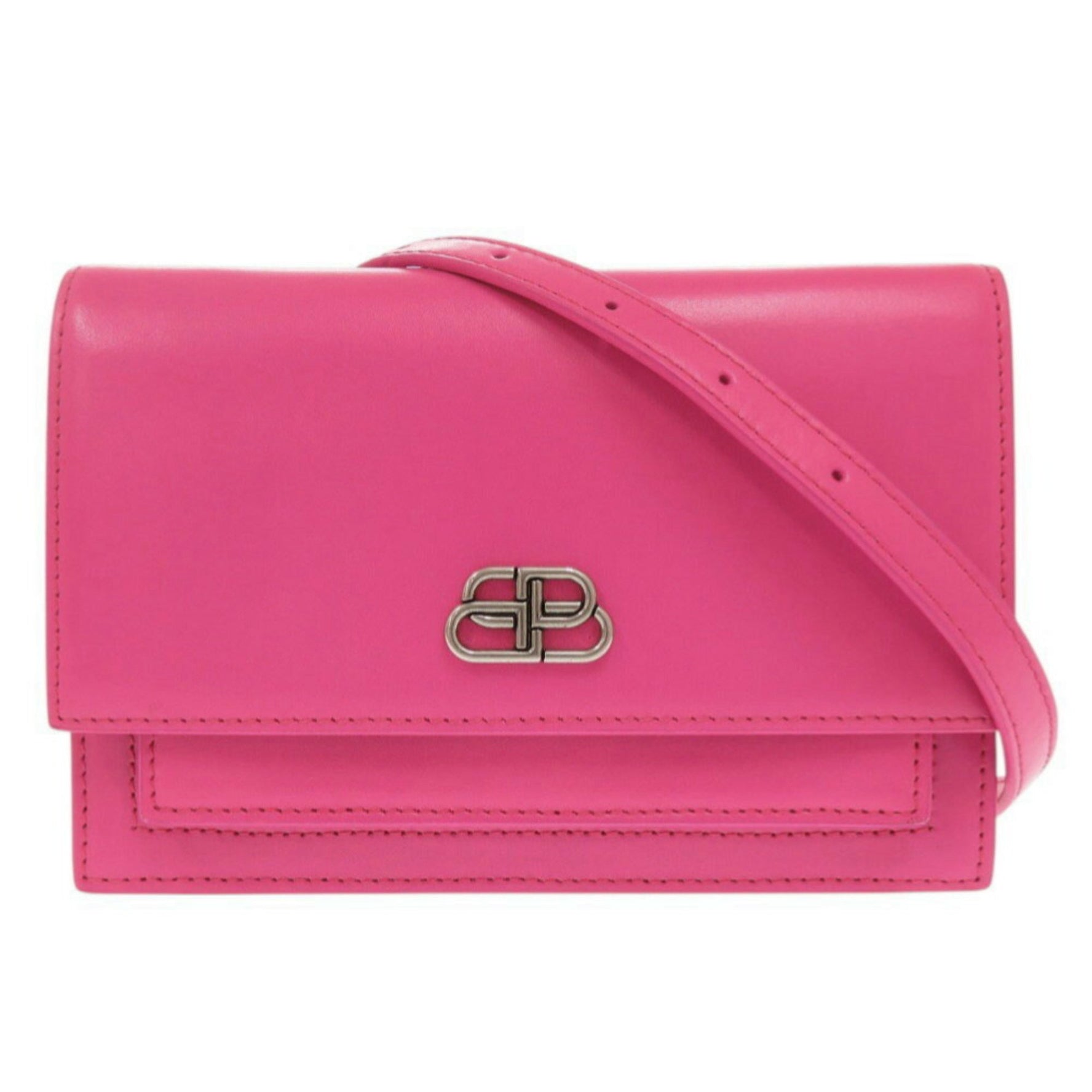 Like new Balenciaga Sharp XS leather pink waist bag/shoulder bag 0322BALENCIAGA