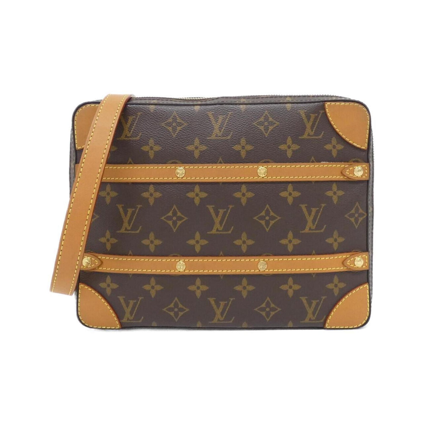 Louis Vuitton Monogram Soft Trunk Messenger PM Shoulder Bag