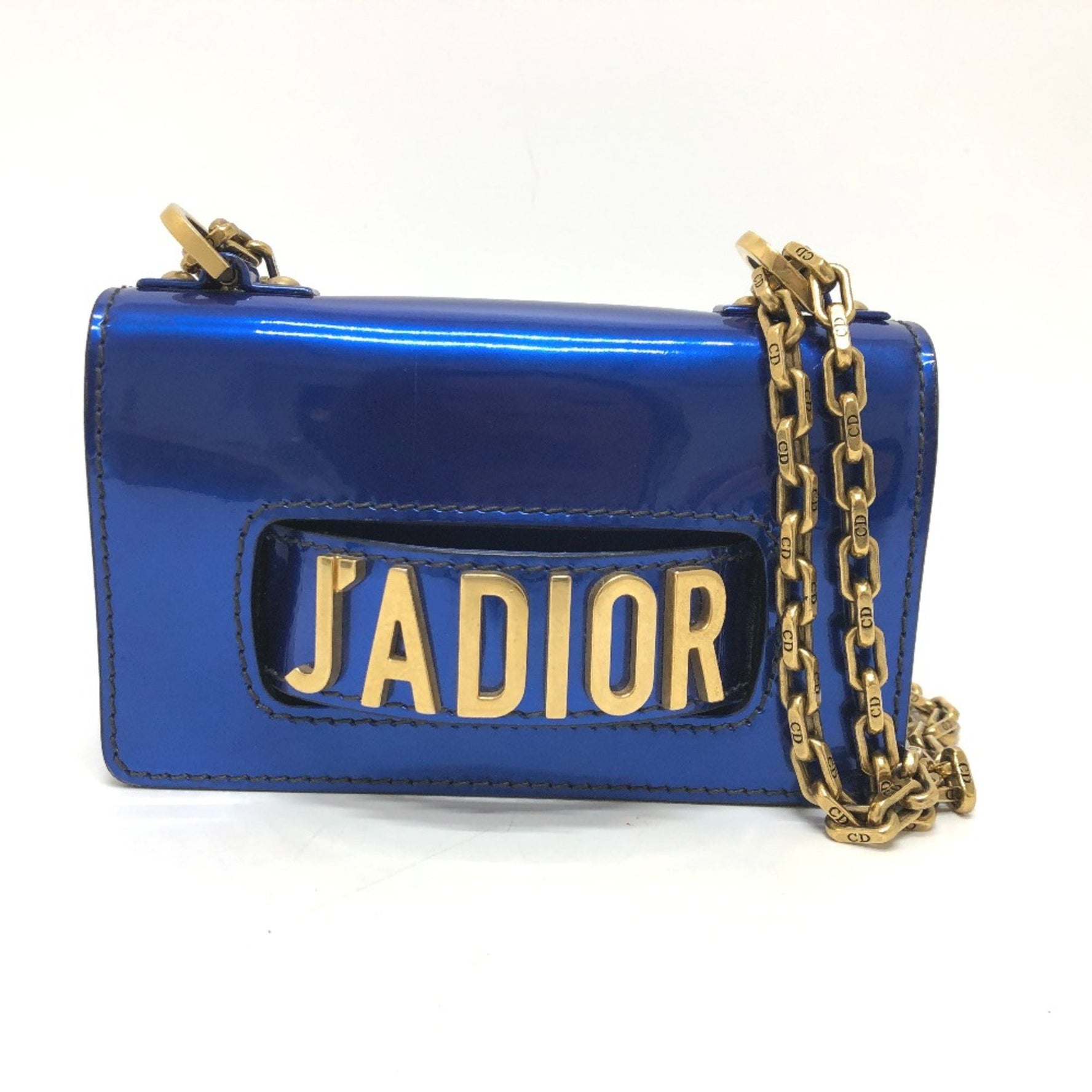 Christian Dior Chain Bag Crossbody Shoulder Bag Shoulder Bag gunmetal GoldHardware