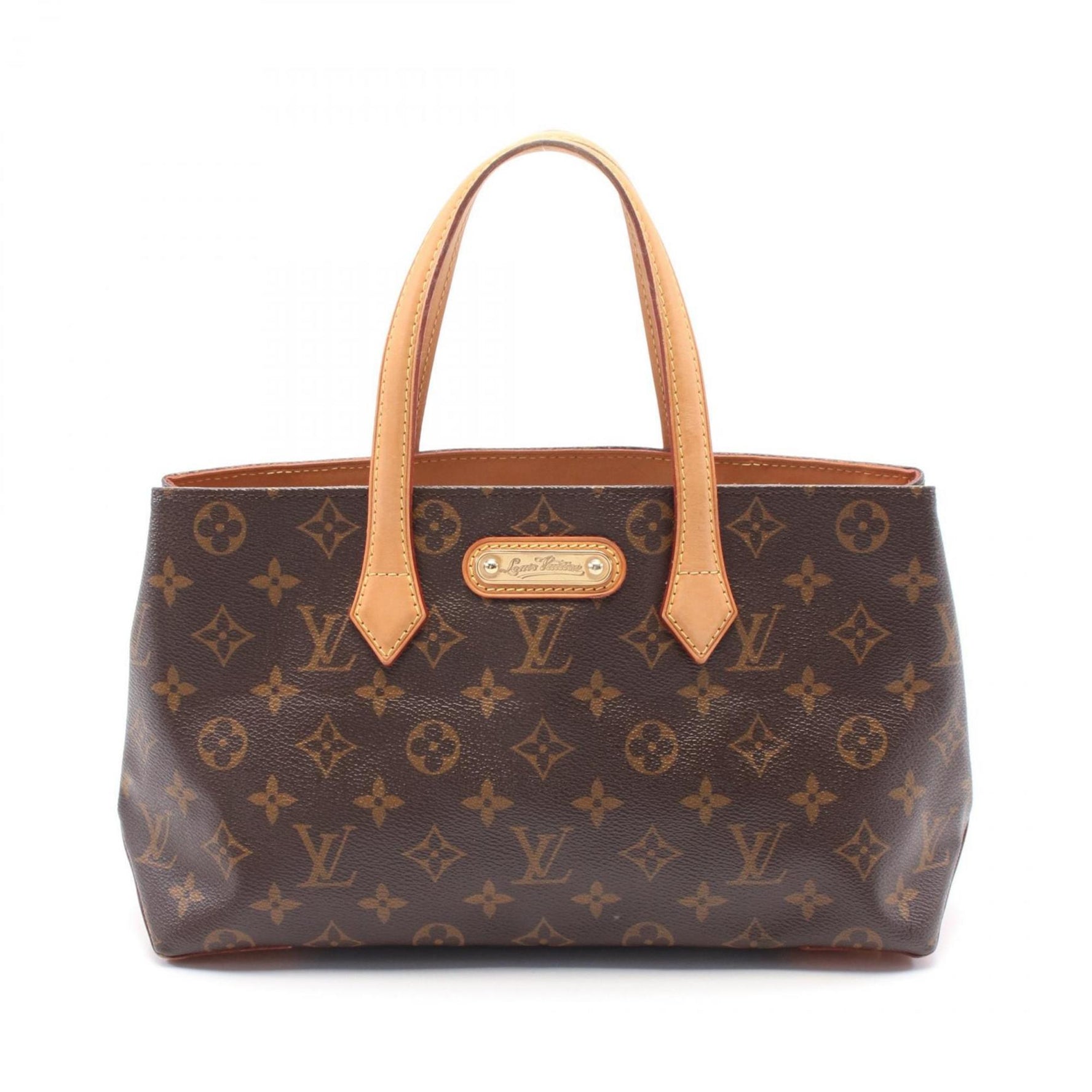 Louis Vuitton Wilshire PM Handbag, Coated Canvas and Leather, Monogram