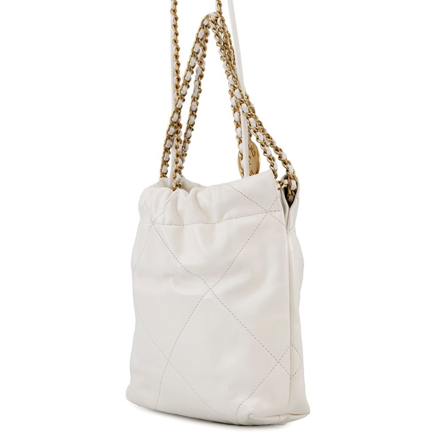 CHANEL 22 Mini Handbag with Coco Mark, Shiny Calfskin Leather