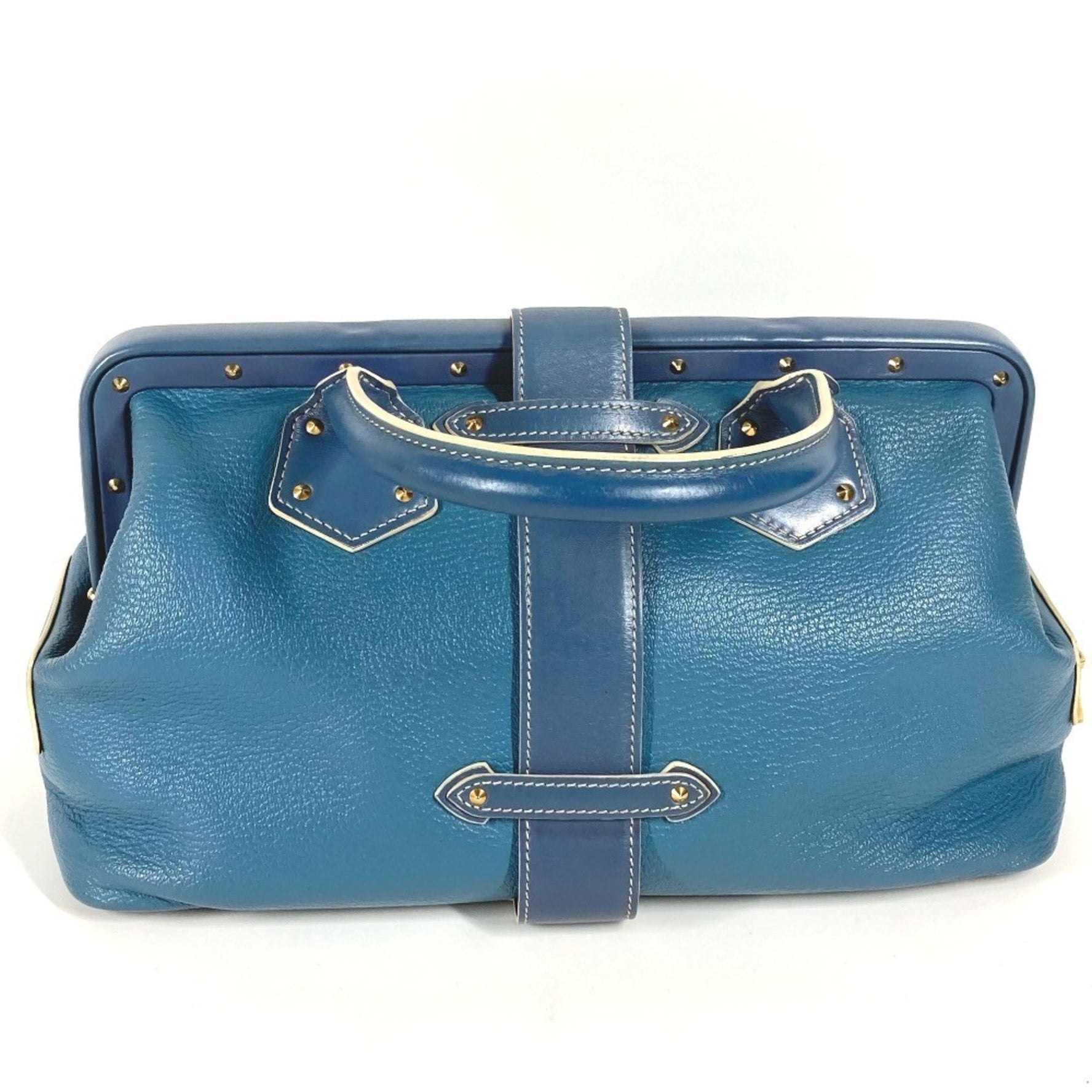 Louis Vuitton Suhali Angenieux PM Tote Bag Studs Handbag Leather