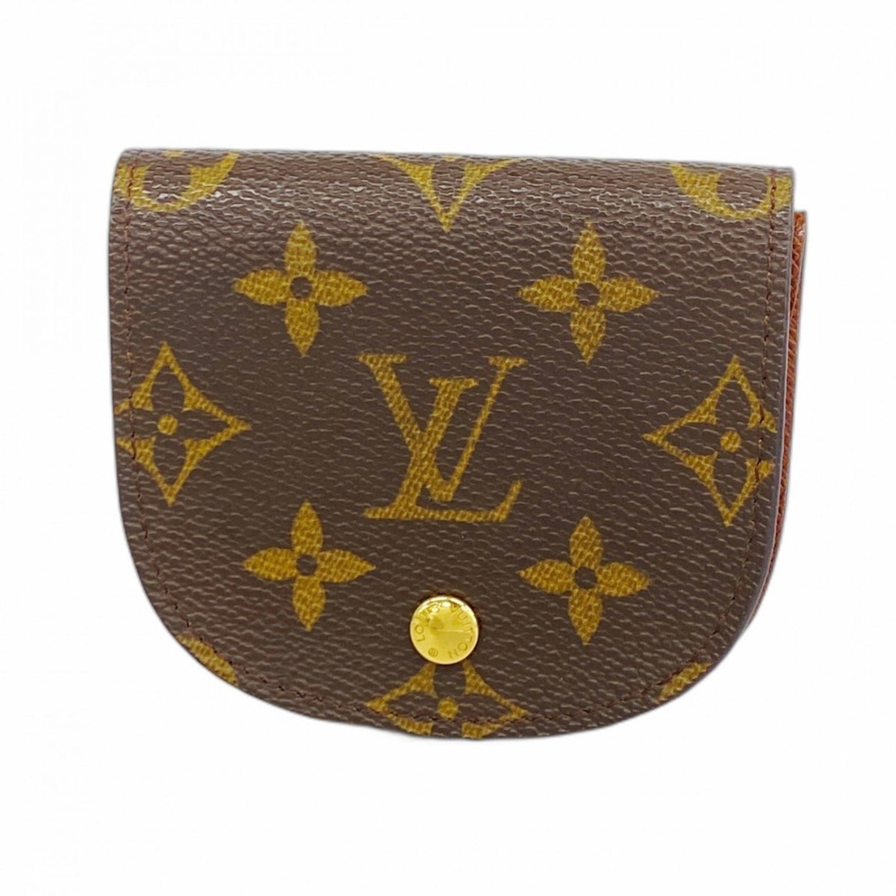 Louis Vuitton Monogram Porte Monnaie Wallet/Coin Case M61970 Brown Women's