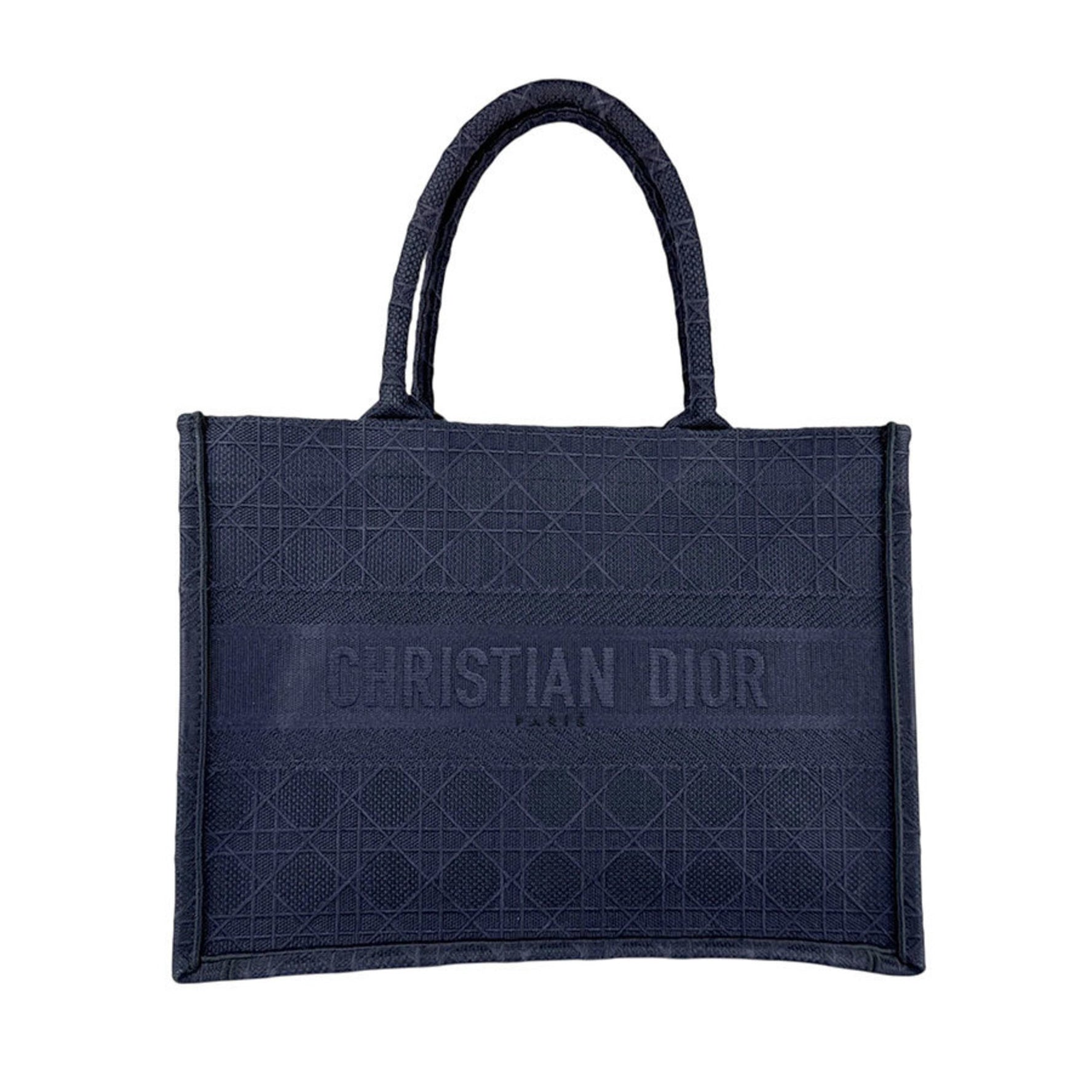 Christian Dior Book Tote Canvas Handbag