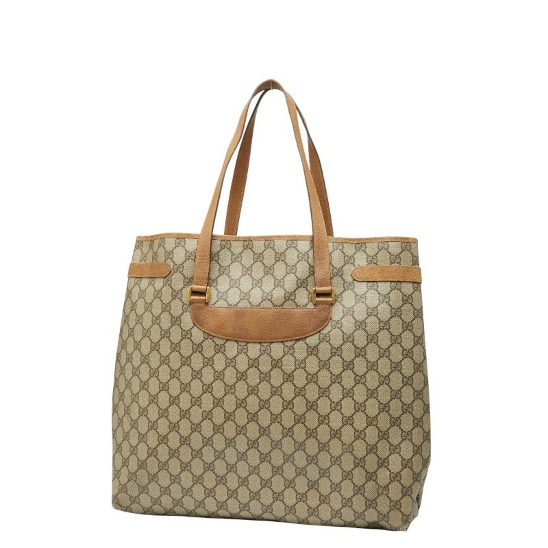 Gucci GG Supreme Tote Bag Leather