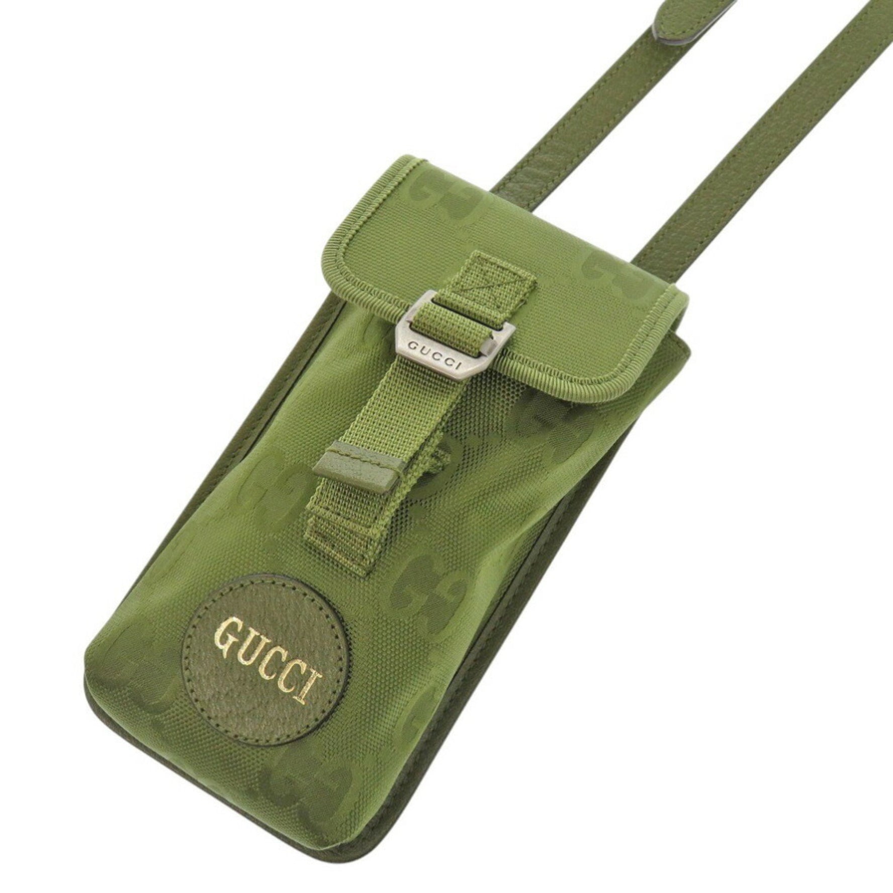 Gucci Off The Grid GG Nylon Forest Green Shoulder Bag 1147GUCCI