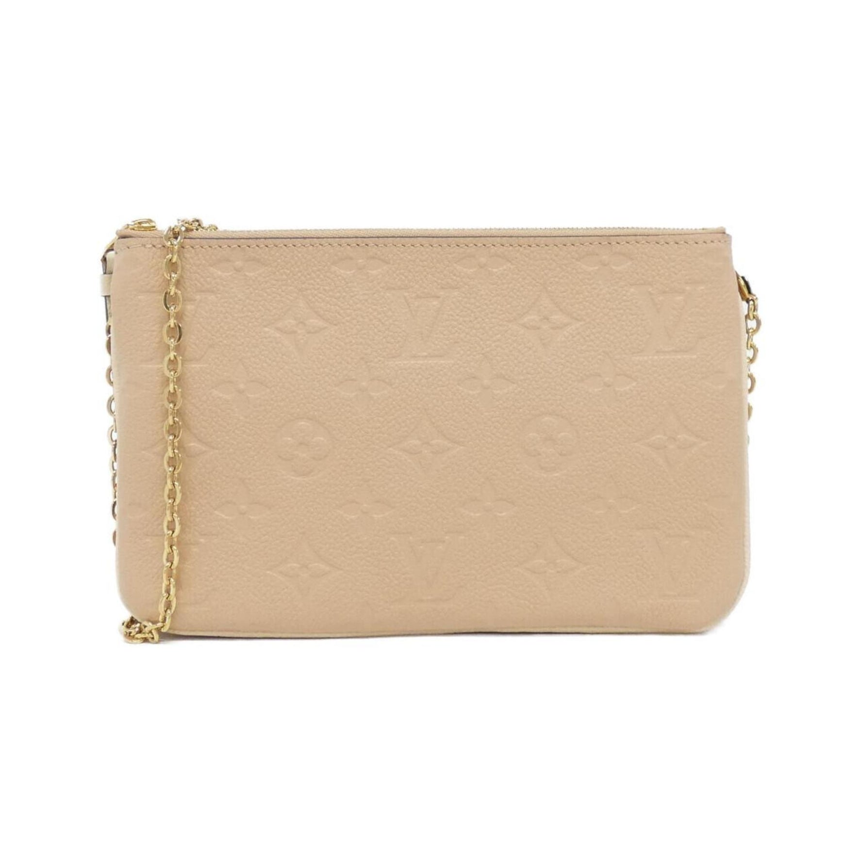 Louis Vuitton Monogram Empreinte Pochette Double Zip Shoulder Bag