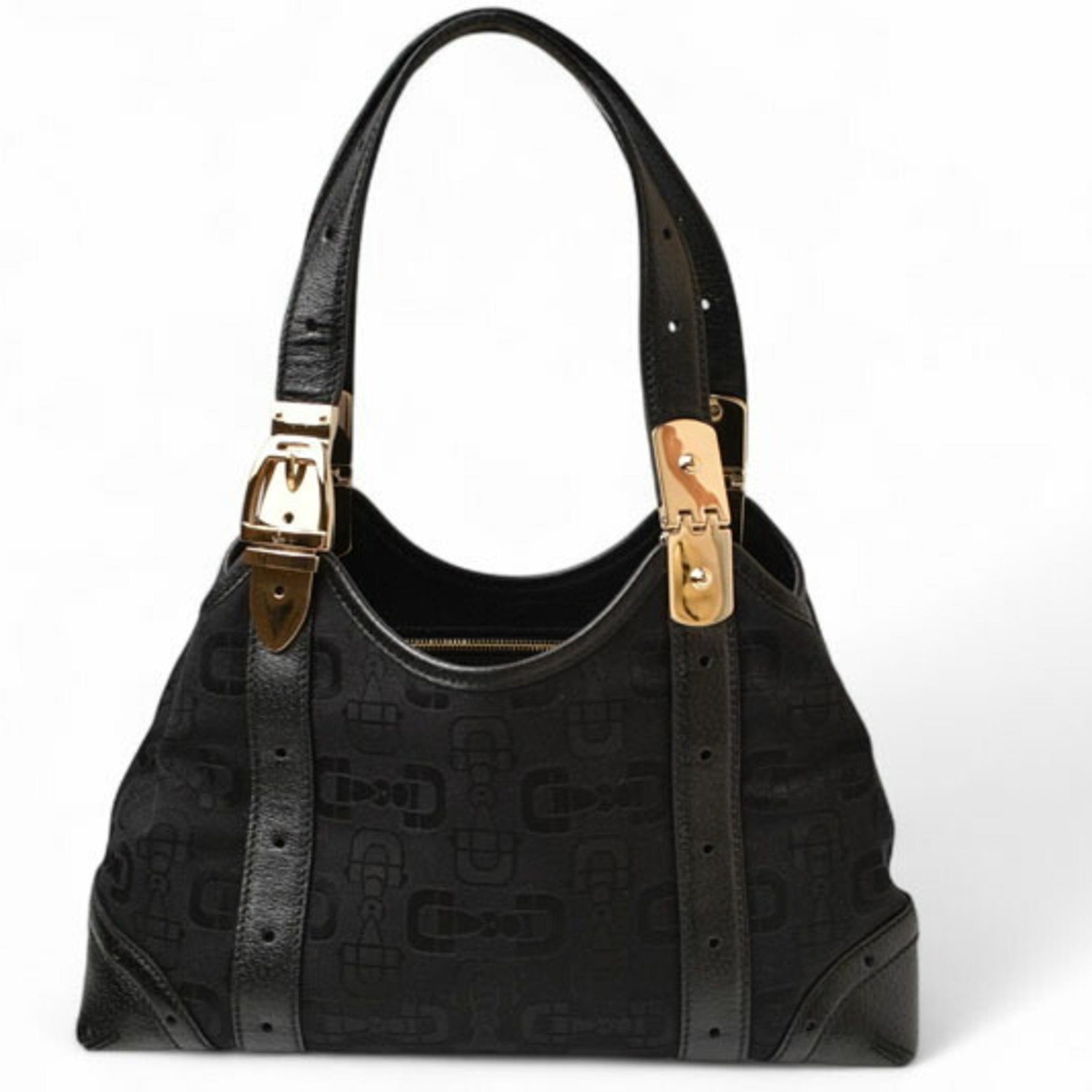 Gucci Handbag Bag Horsebit Jacquard Canvas