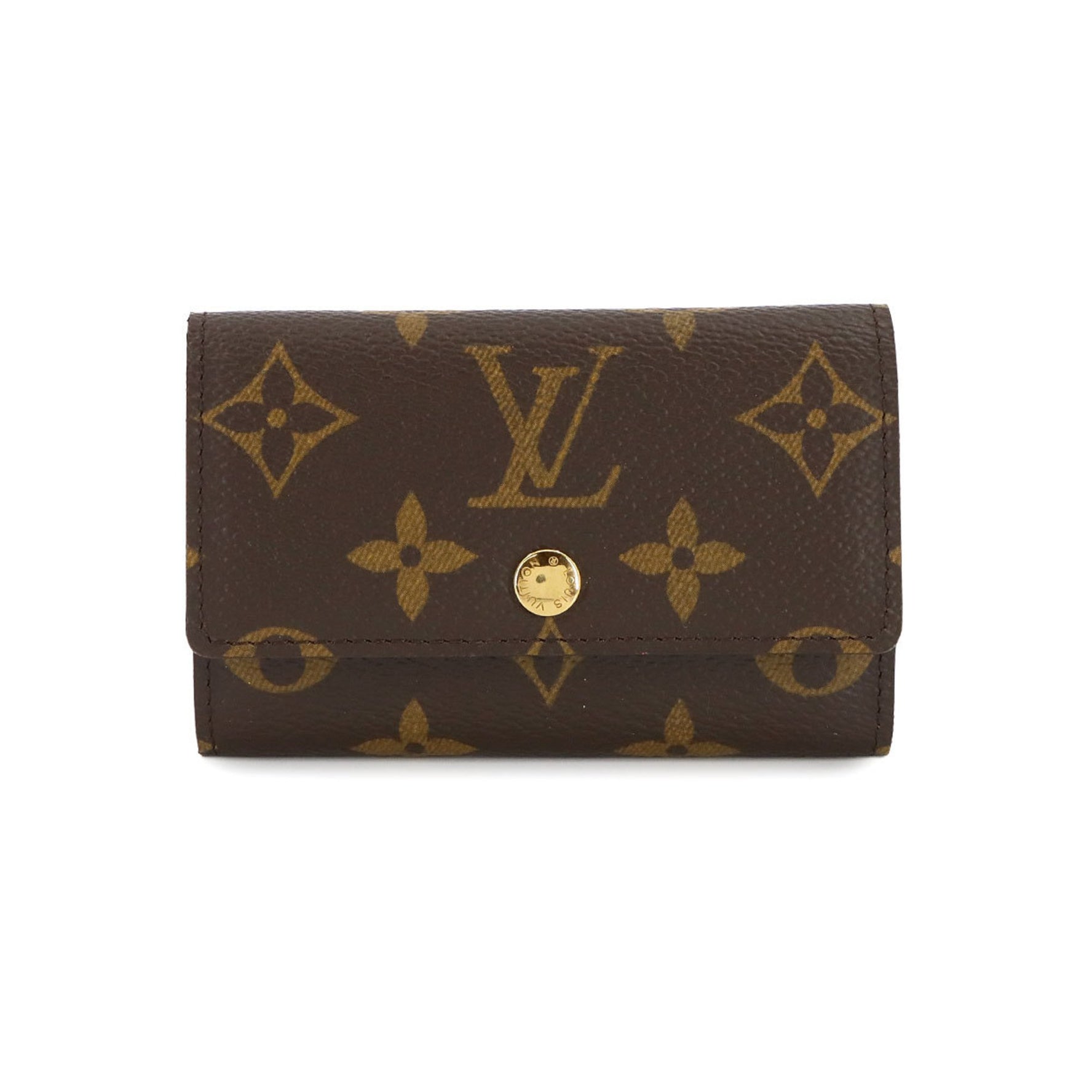 Louis Vuitton Damier 6 Key Holder, Ebene Leather, N62630