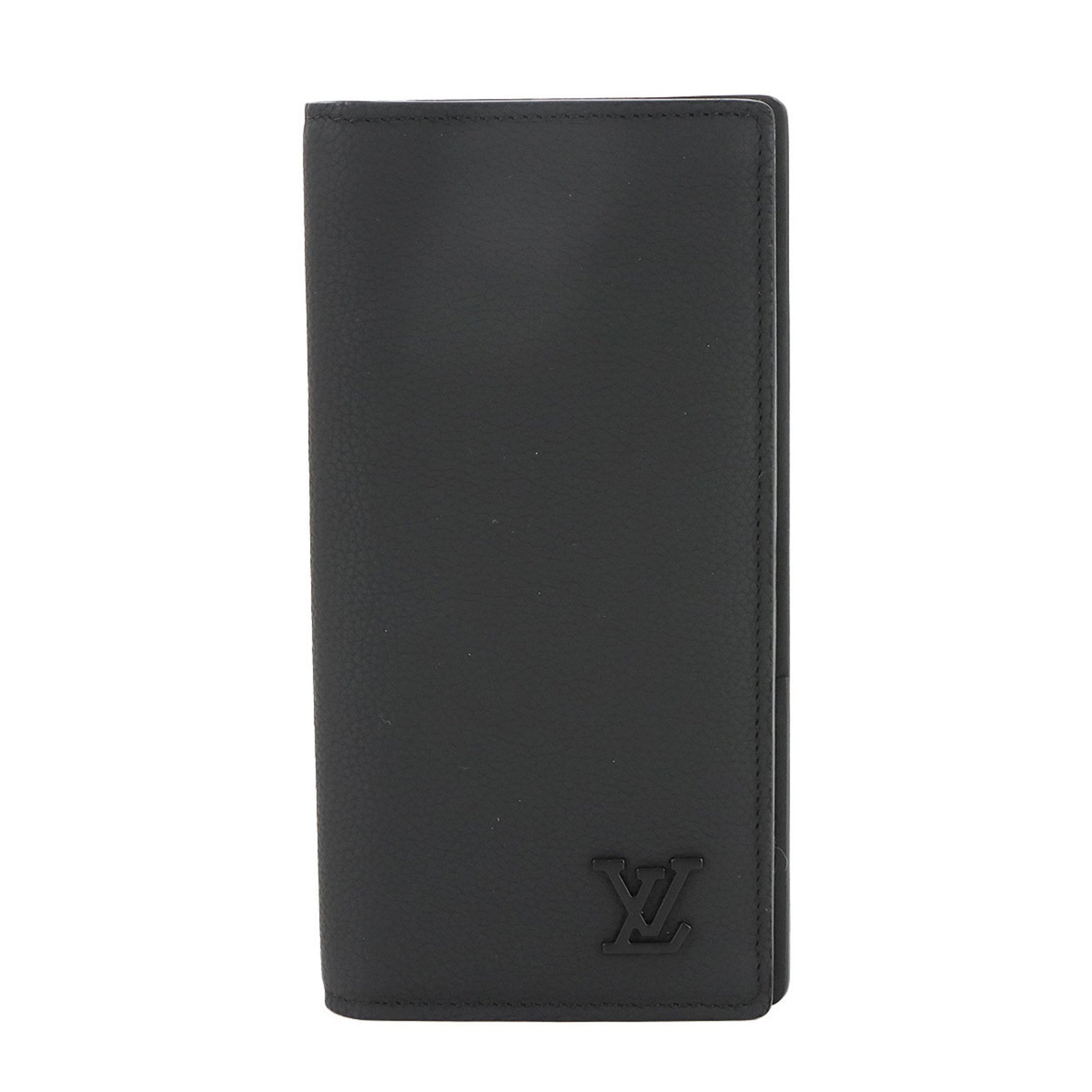 Louis Vuitton Aerogramme Brazza Portefeuille NM Bifold Long Wallet in Leather Noir (M69980) with RFID