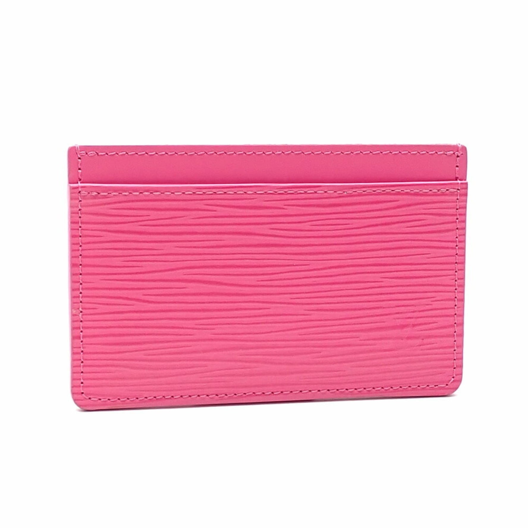 Louis Vuitton Card Case Epi Porte Carte Sample Women's M80109 Rose