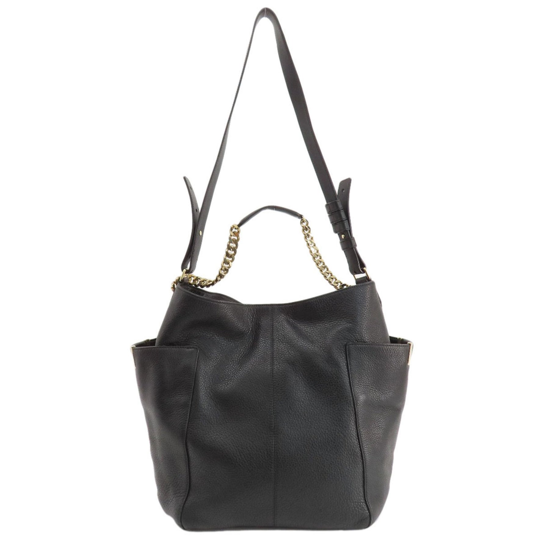 Jimmy Choo Chain Shoulder Bag Leather