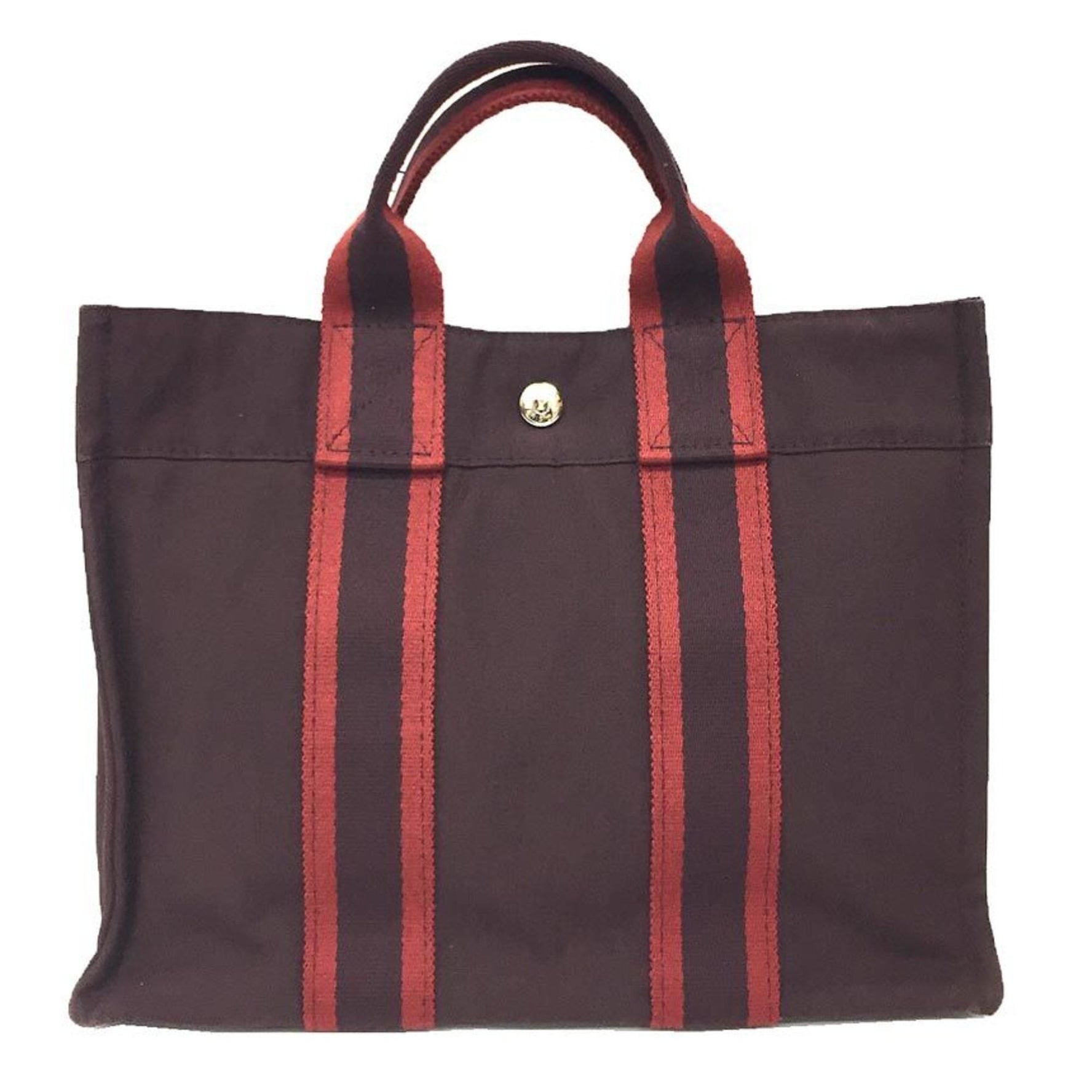 HERMES Foul Tote PM Bag, Hand Tote, Bordeaux, Hermes Bag