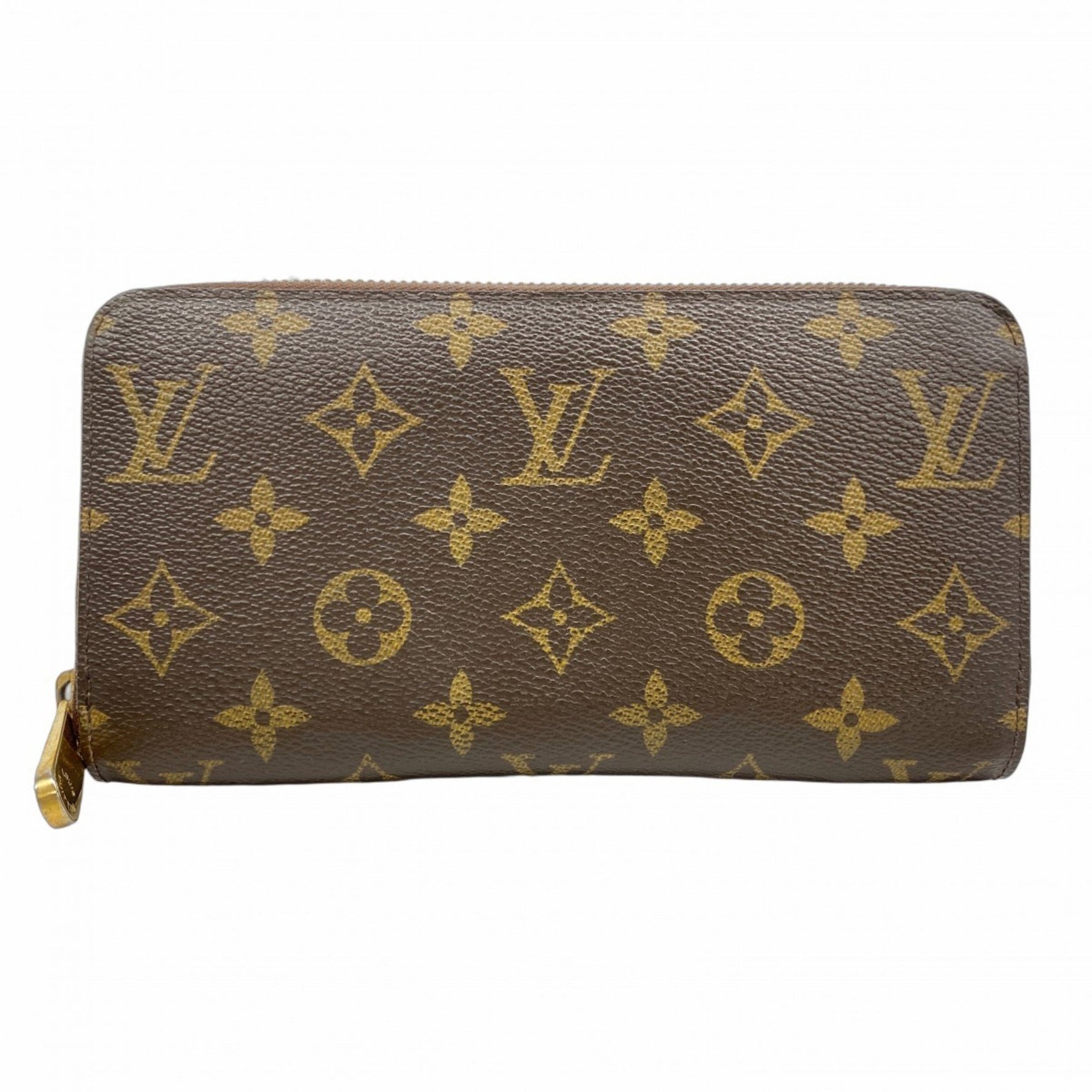 Louis Vuitton Monogram Zippy Wallet M60017 Brown Men's and Women's
