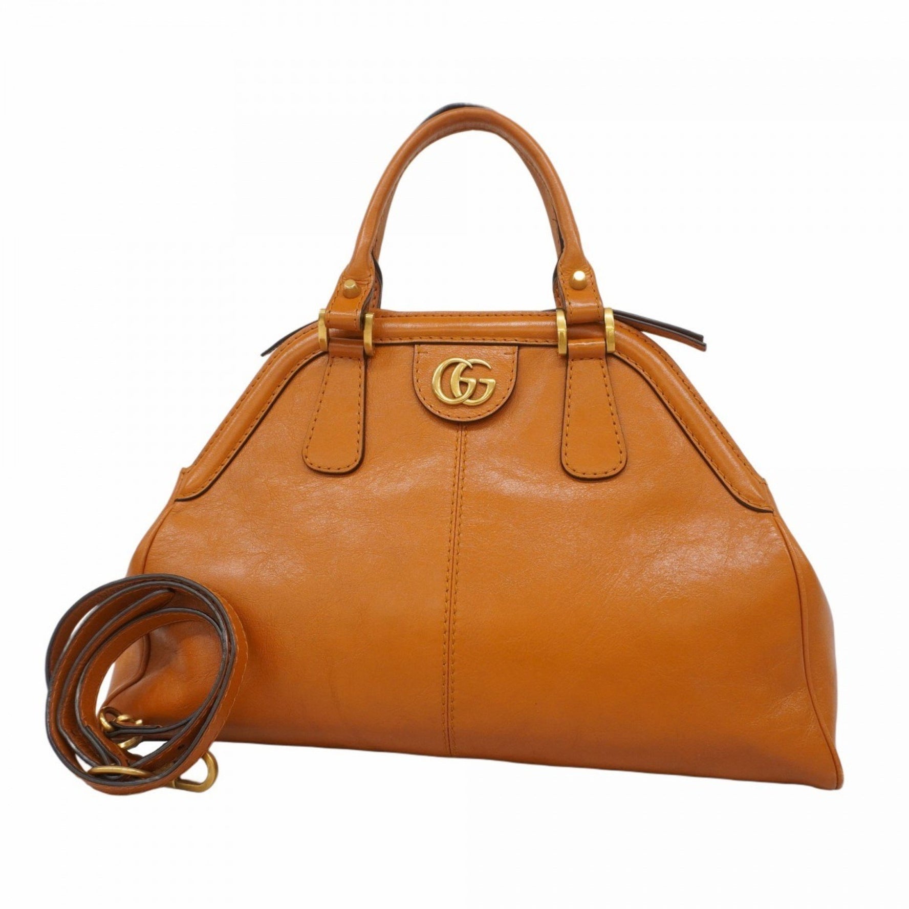 Gucci Liber handbag light brown leather, bag