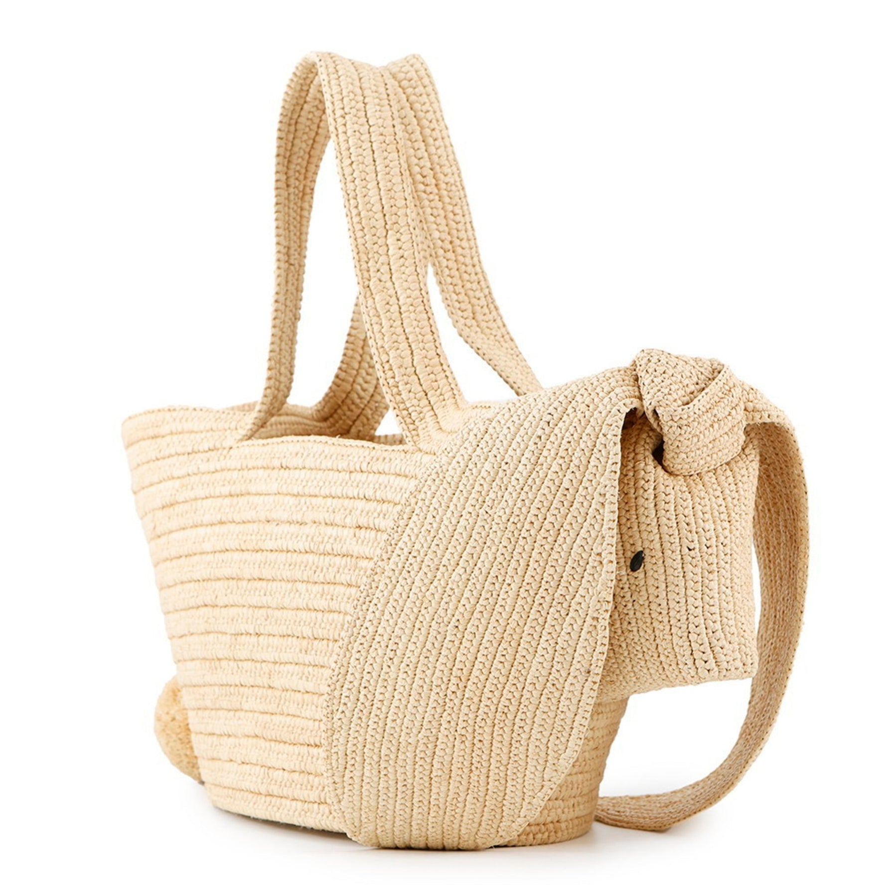 Loewe Bunny Basket Bag Raffia Rabbit