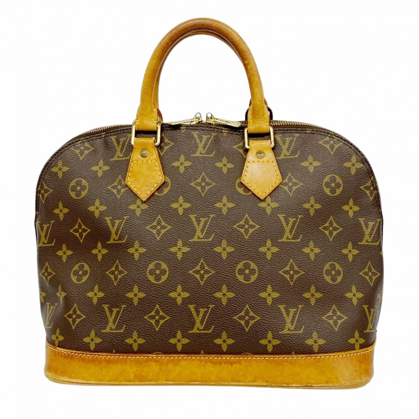 Louis Vuitton Monogram Alma Handbag M51130 Brown Women's