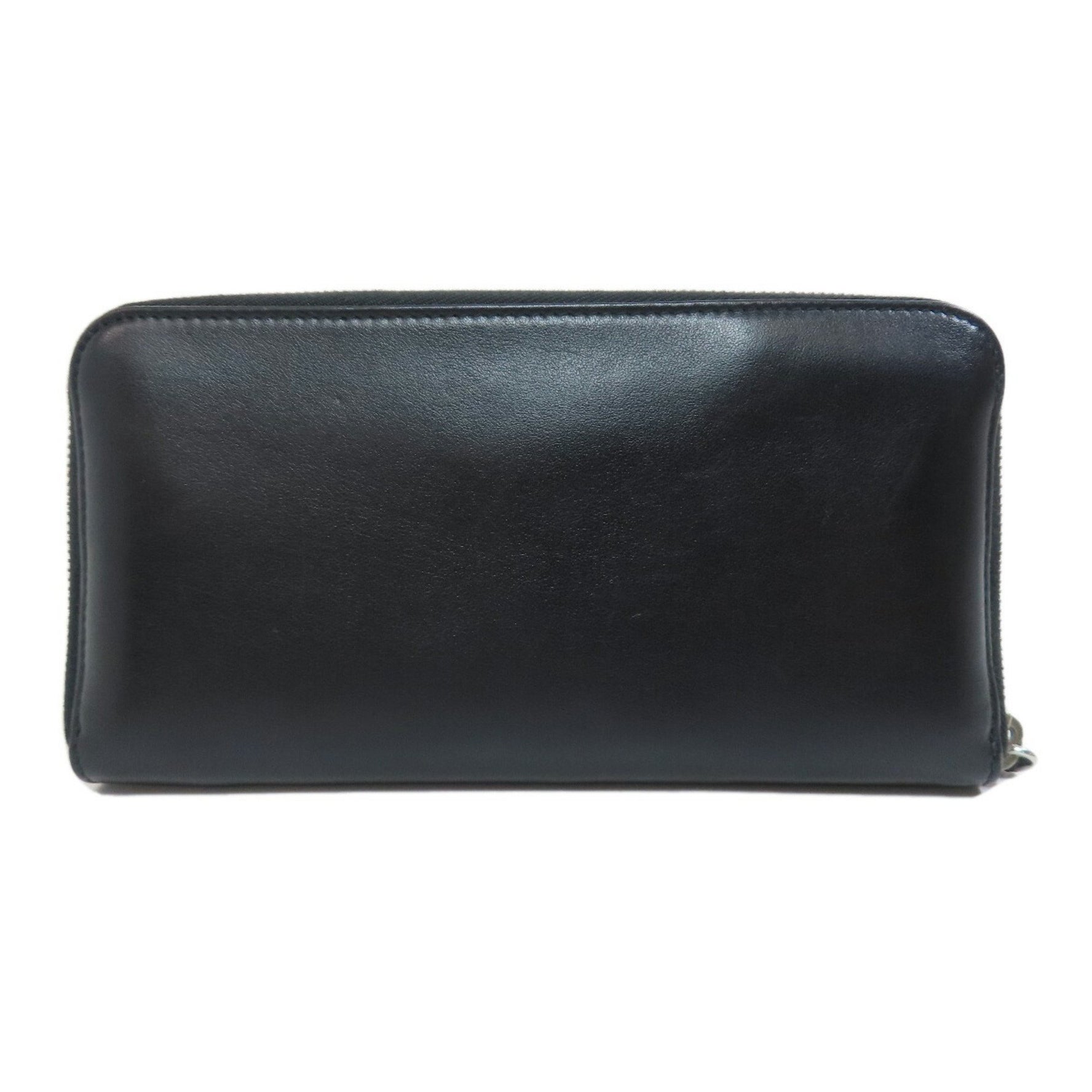 Prada Round Long Wallet Leather