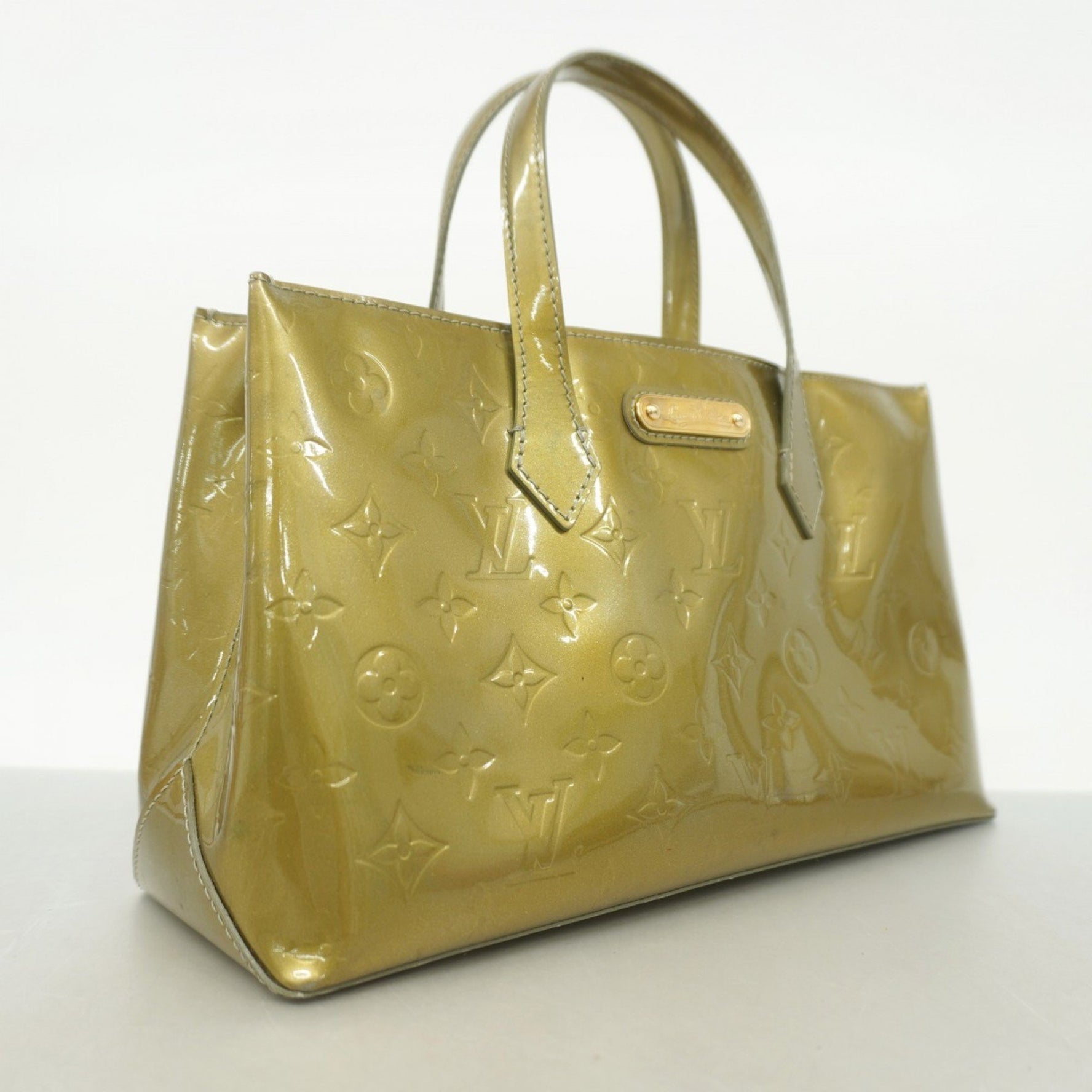 Louis Vuitton Vernis Wilshire PM Handbag Griard Deco