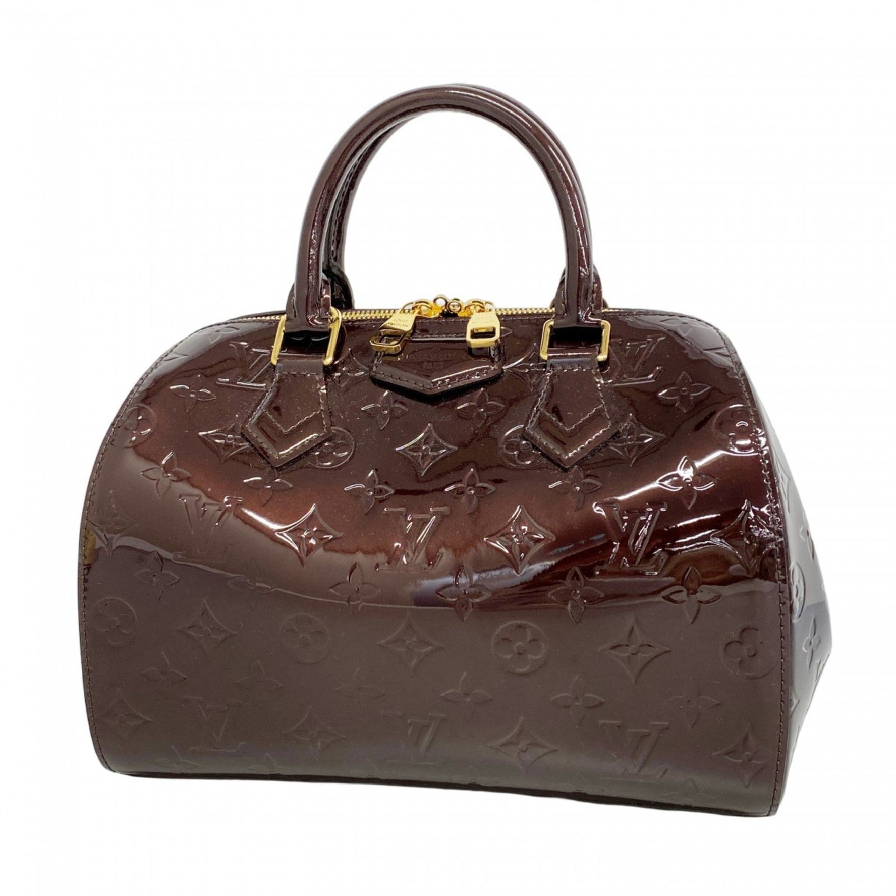 Louis Vuitton Vernis Montana Handbag M90057 Amaranth Women's P1190881