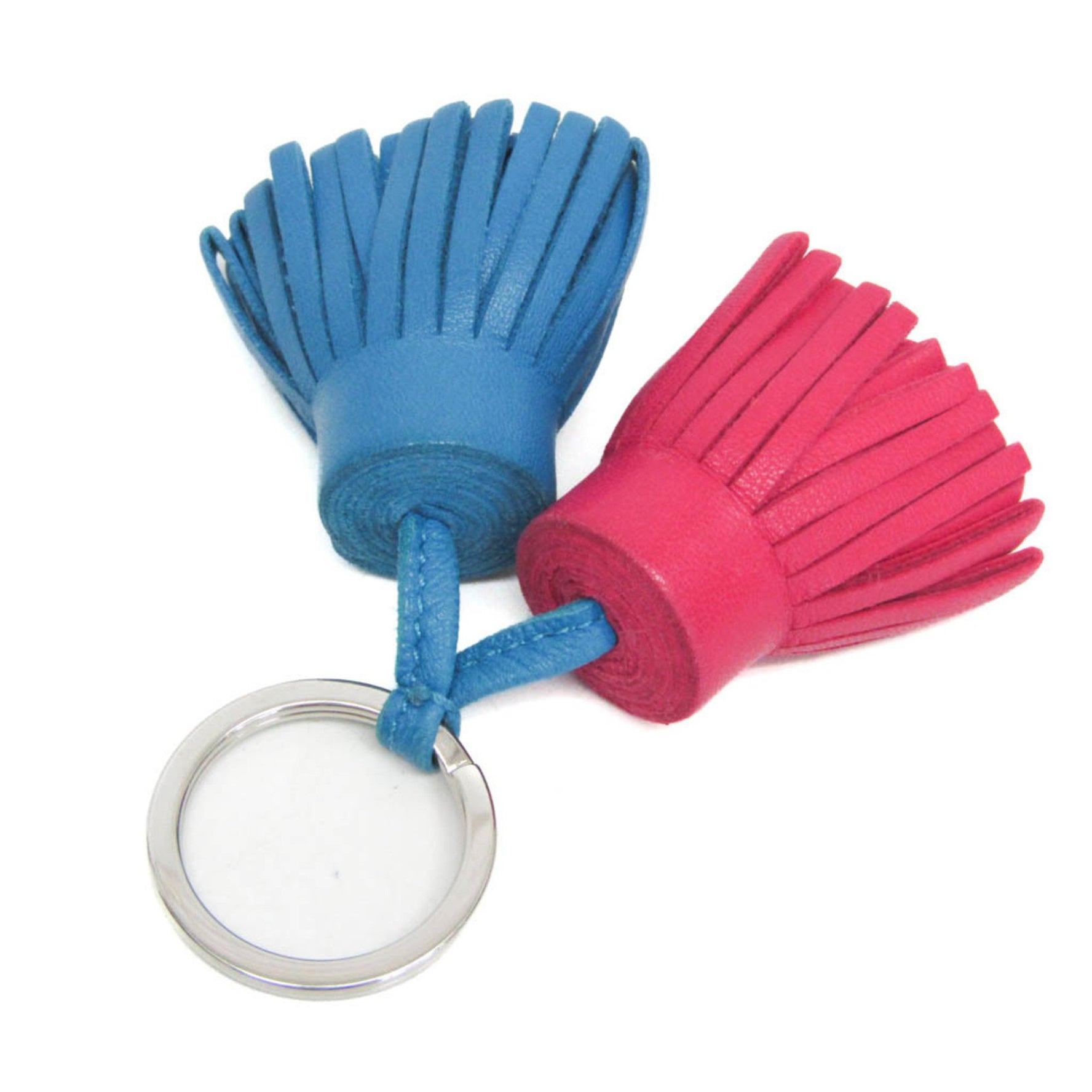 Hermes Carmen Uno Dos Keyring (Blue,Purple)