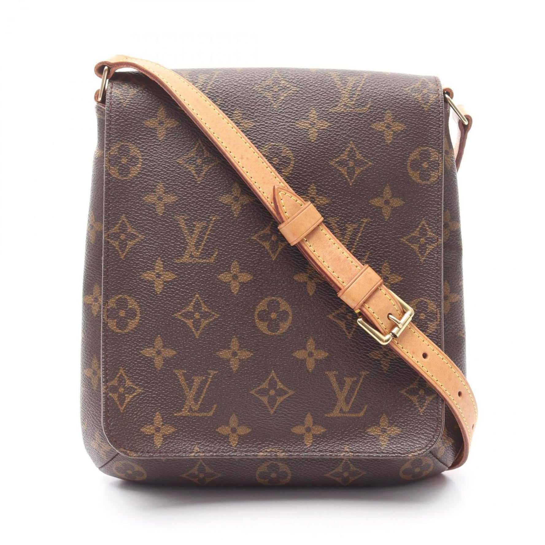 Louis Vuitton Musette Salsa Short Strap Shoulder Bag in Coated Canvas and Leather with Monogram Design