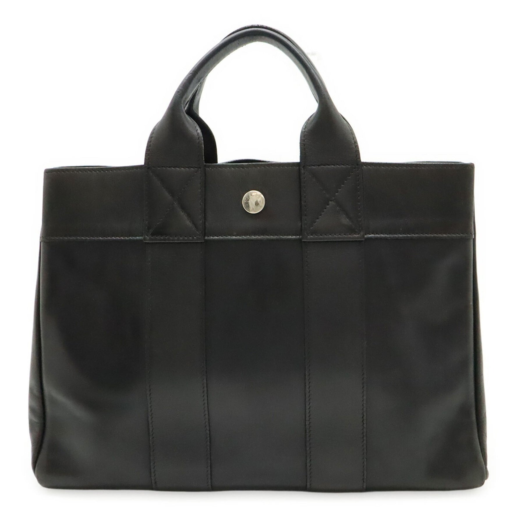 HERMES Foul Tote PM Bag, Handbag, All Leather, E Stamp