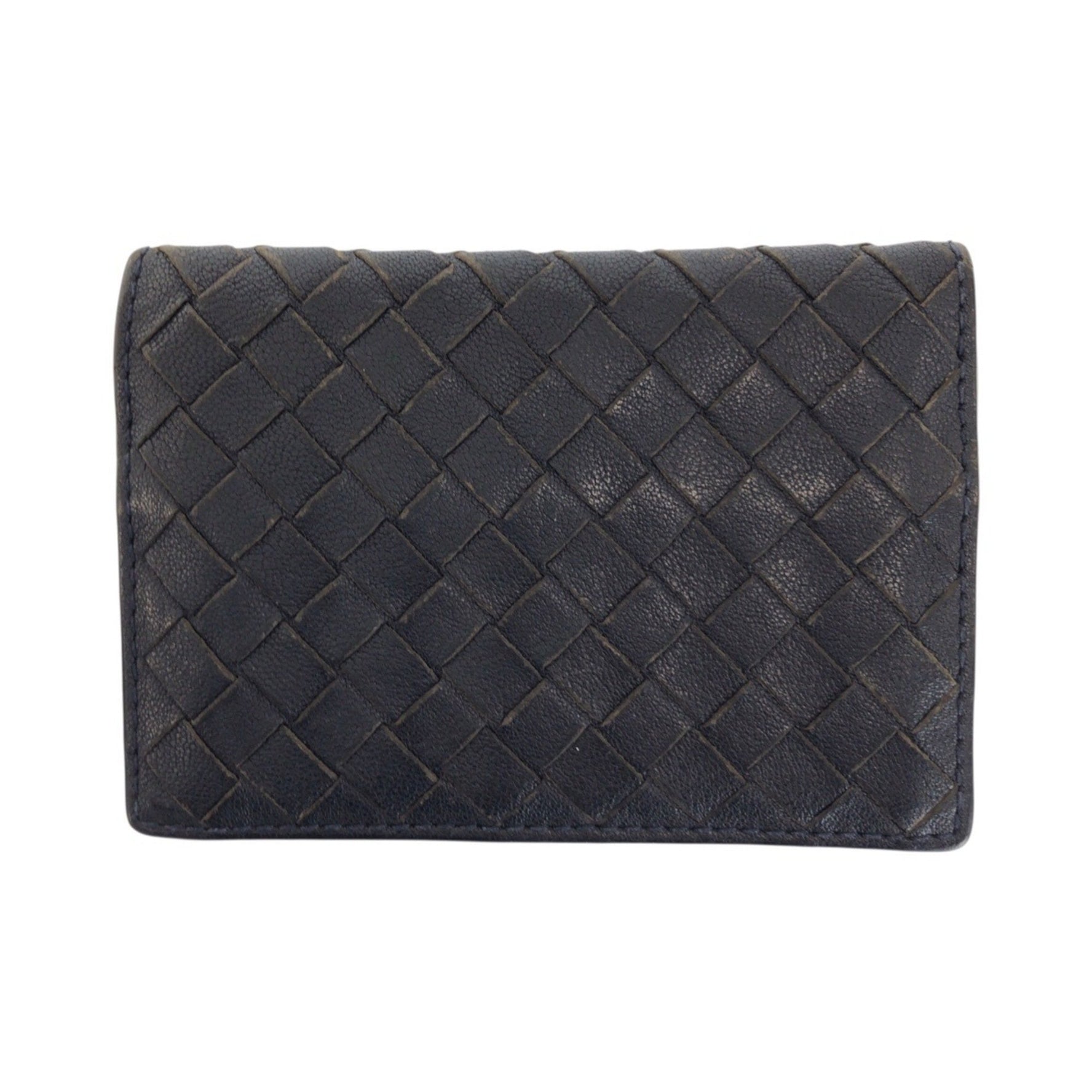BOTTEGA VENETA Intrecciato Leather Card Case/Pass Case