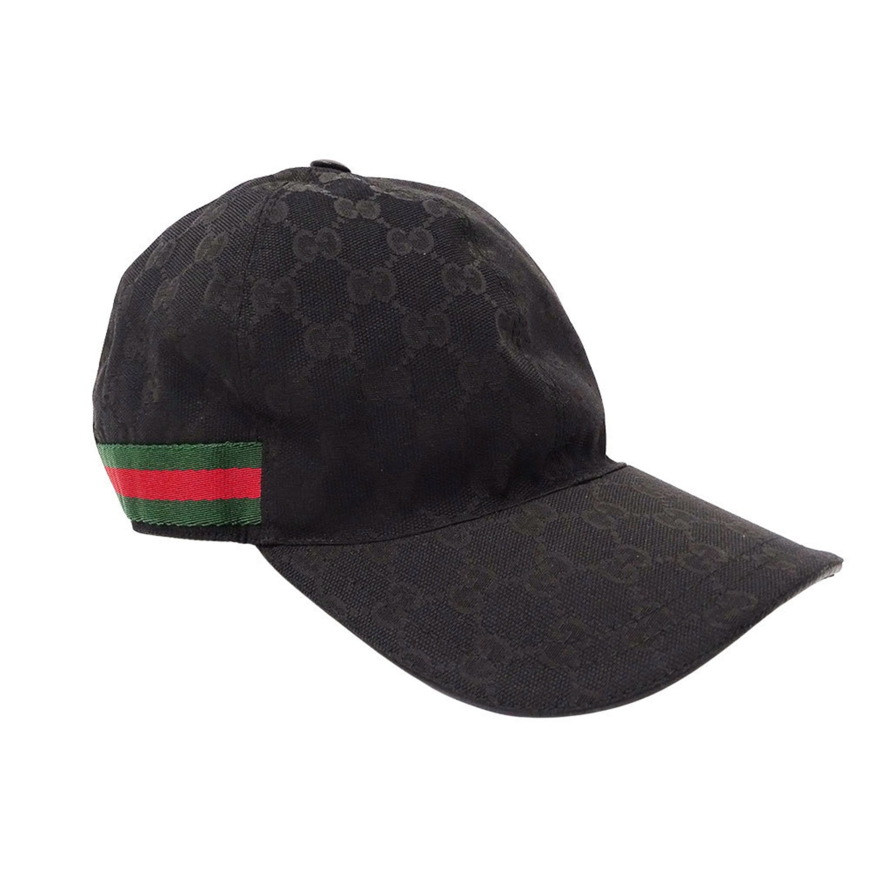 Gucci GG Canvas Baseball Cap with Web Stripe, Size L .