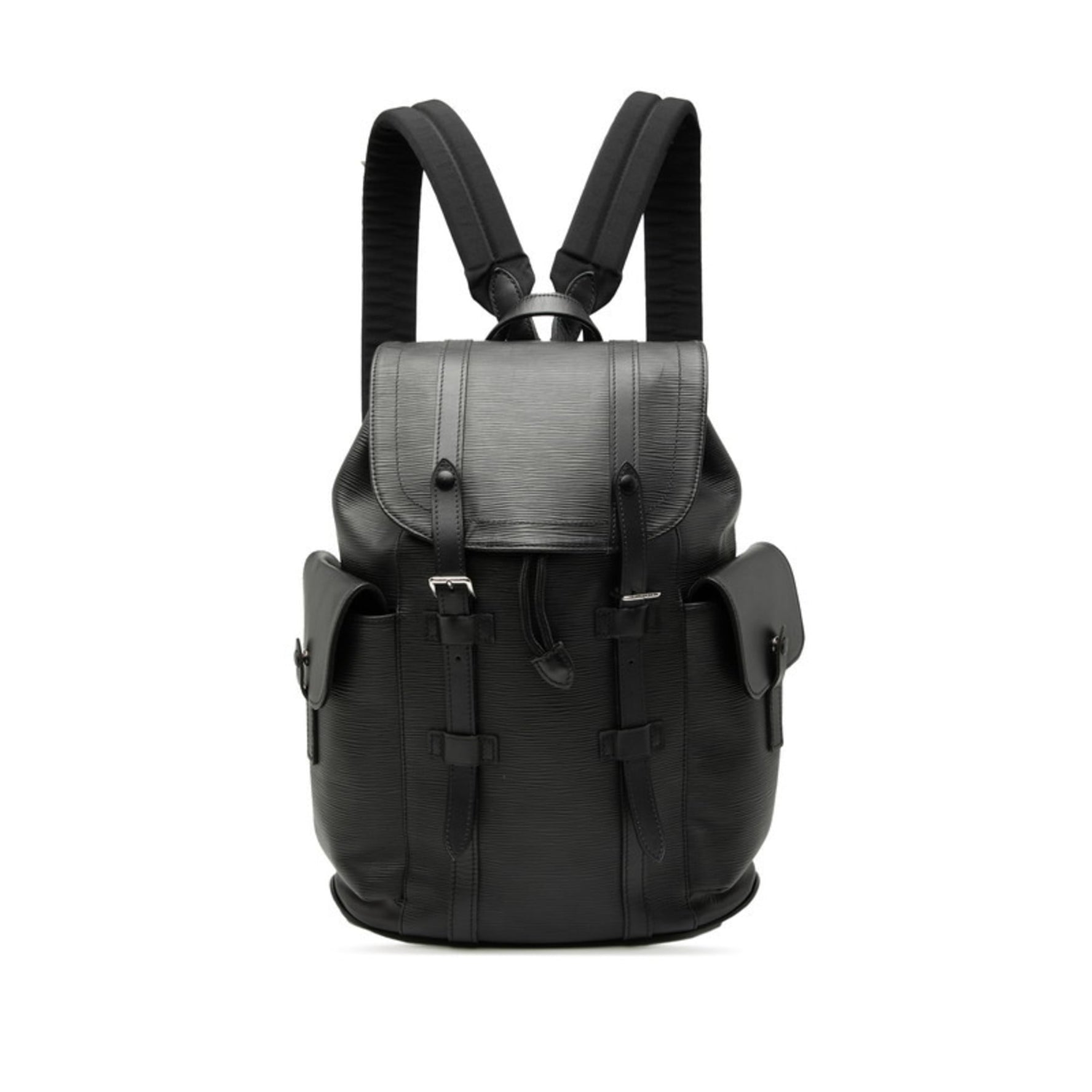 Louis Vuitton Epi Christopher PM Backpack Noir Black Leather LOUIS VUITTON