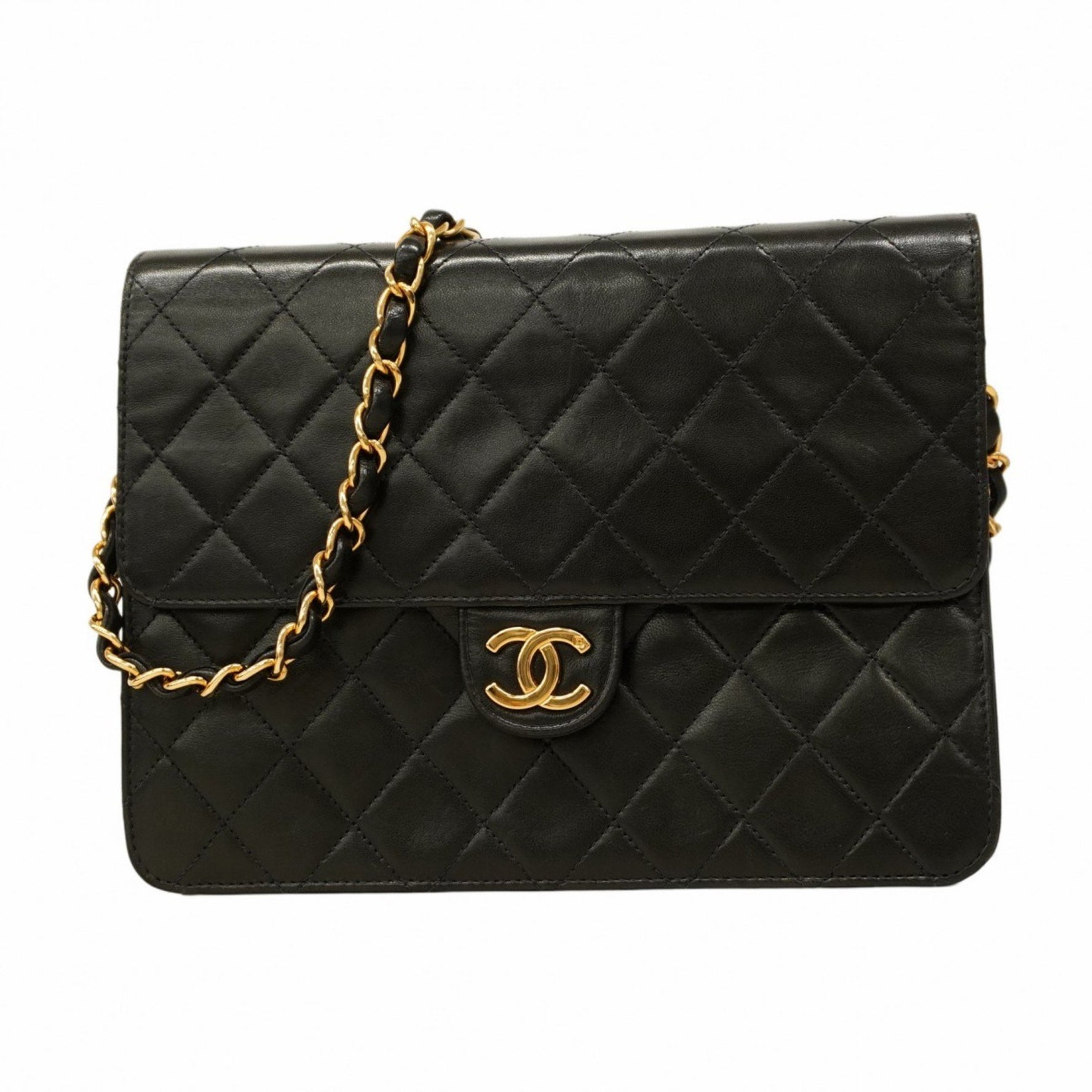 Chanel Matelasse Shoulder Bag with Chain Bag, Lambskin
