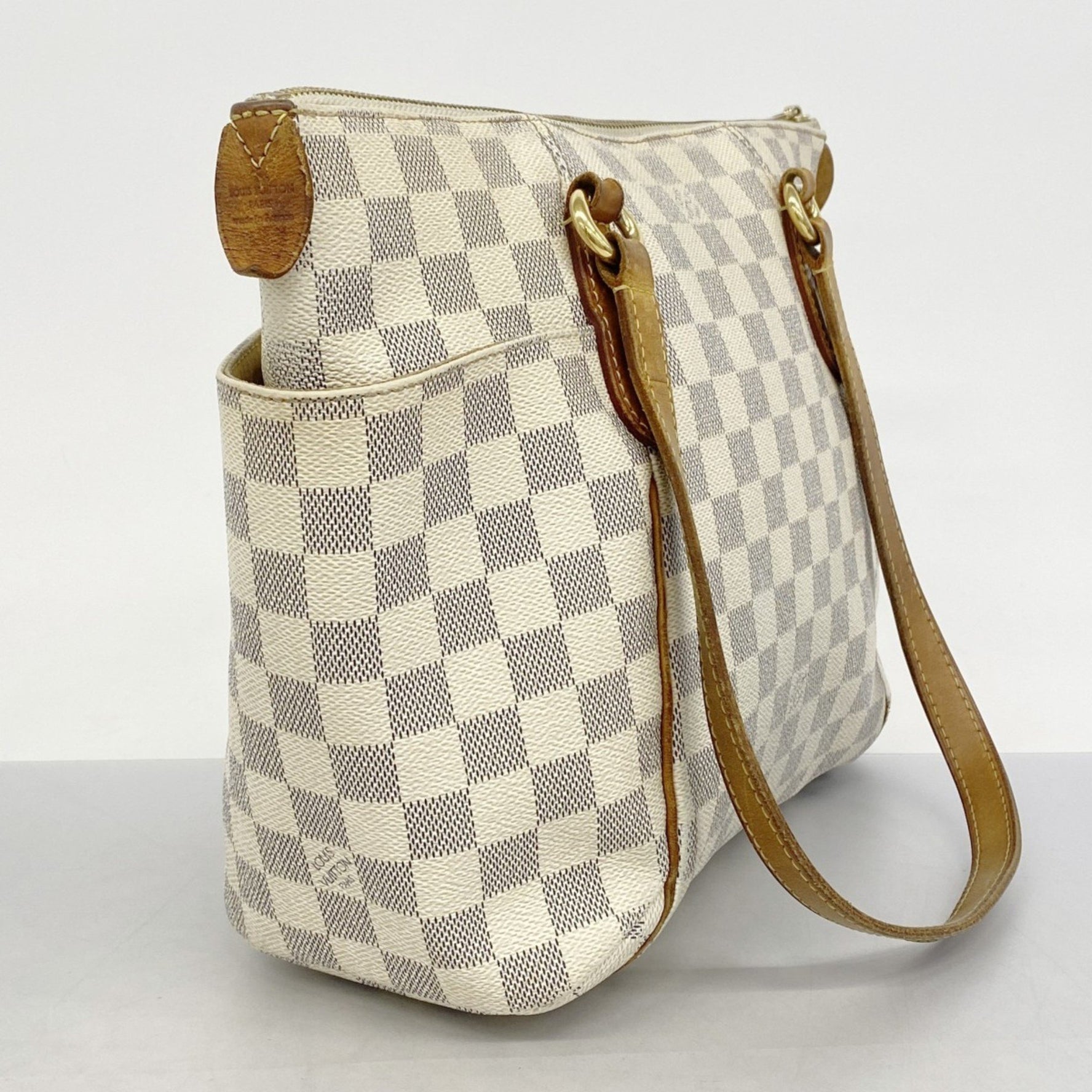 Louis Vuitton Damier Azur Totally PM Tote Bag N41280 White Women's P1135678