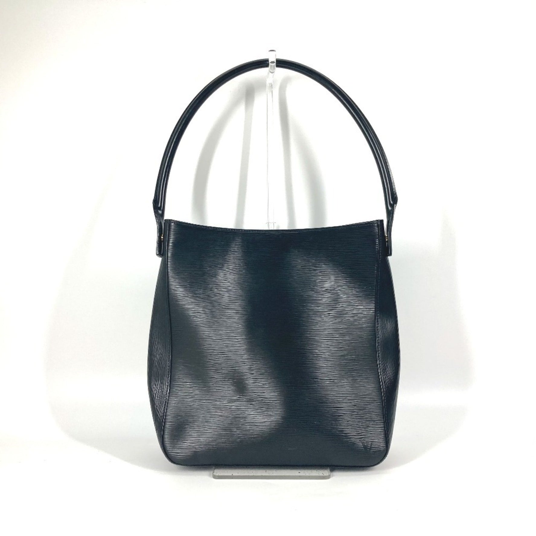LOUIS VUITTON Epi Looping GM SP Special Order Shoulder Bag in Leather, Women's, Noir and Black