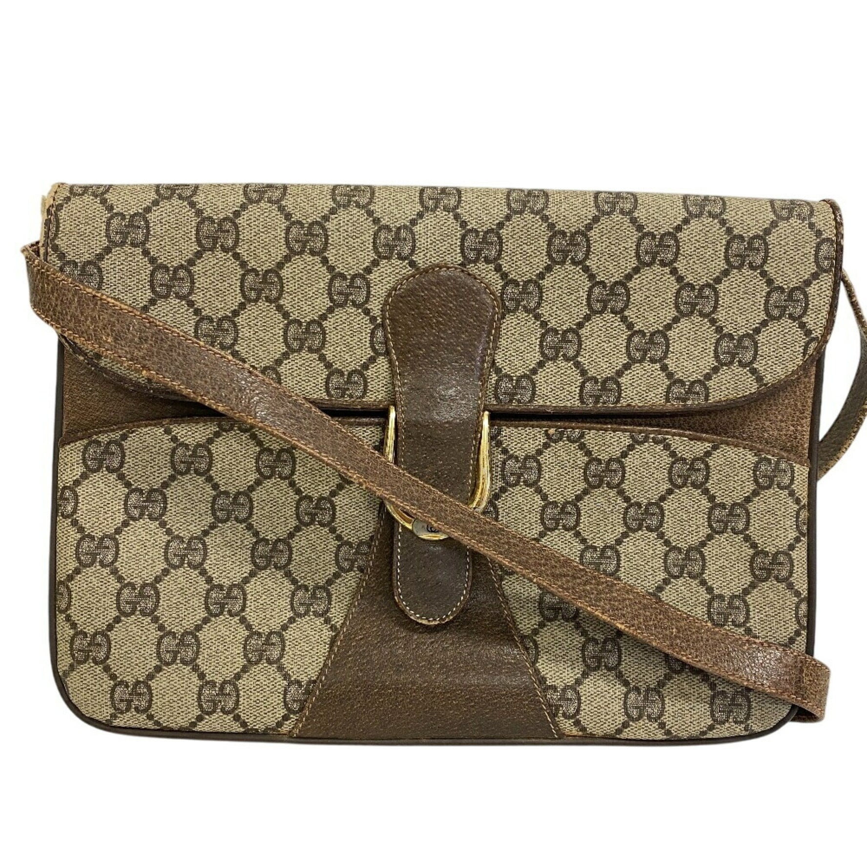 GUCCI Old GG Supreme Shoulder Bag, Unisex
