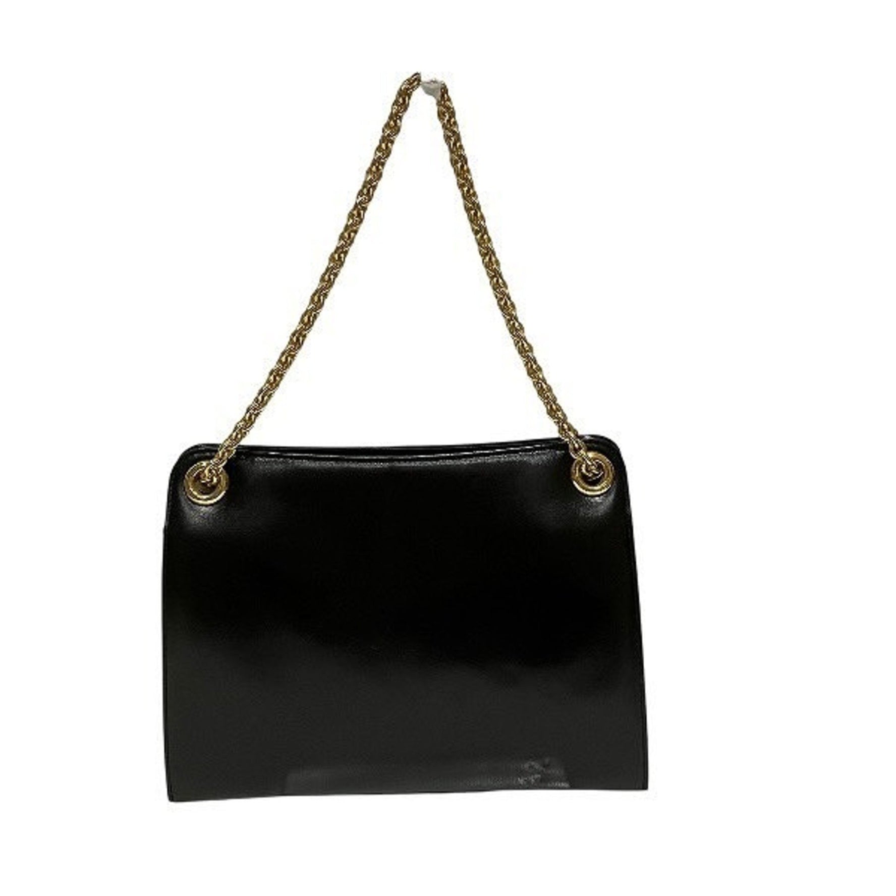Bally Gold Chain Bag Shoulder Handbag Women's
