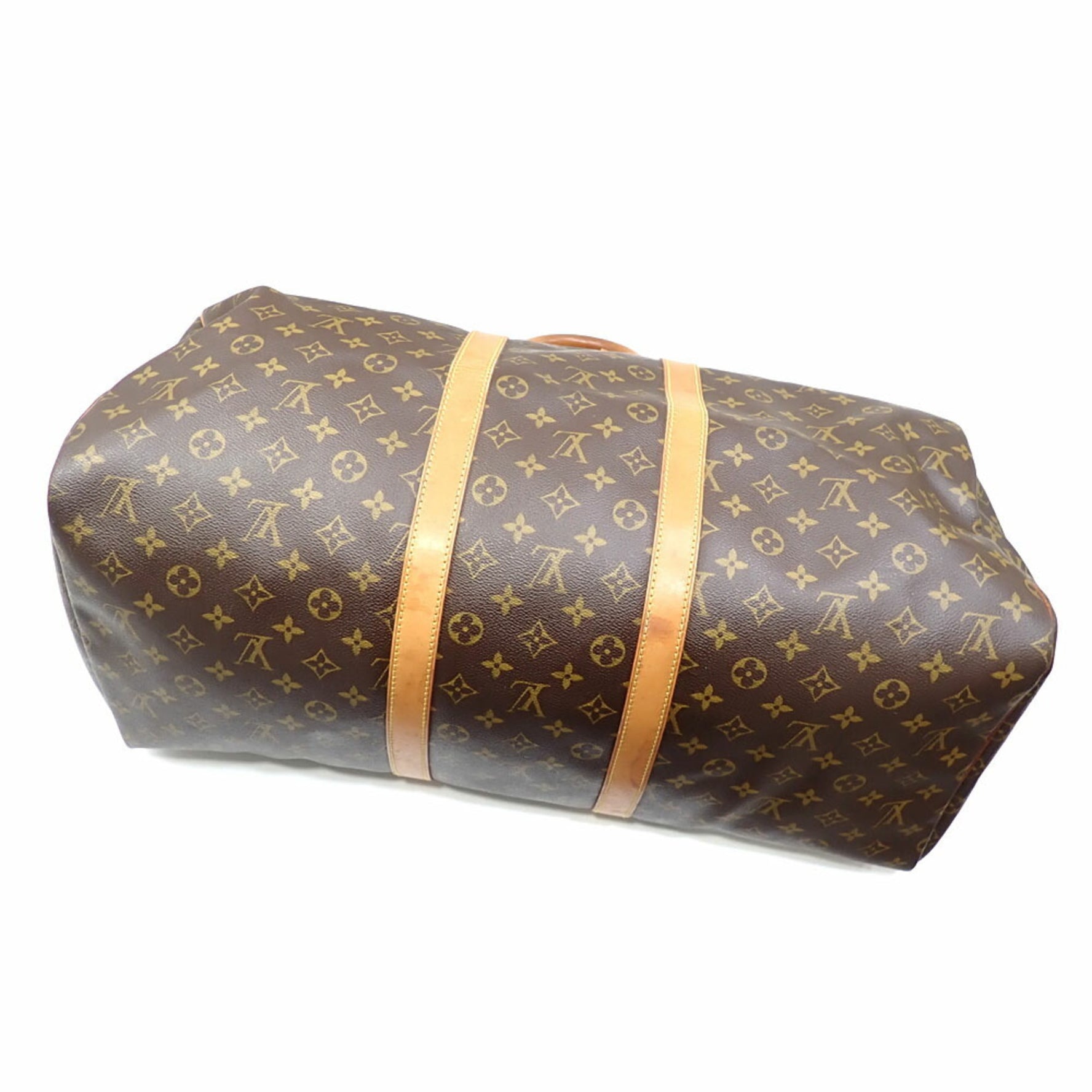 Louis Vuitton Boston Bag Monogram Keepall 55 Women's Men's Handbag