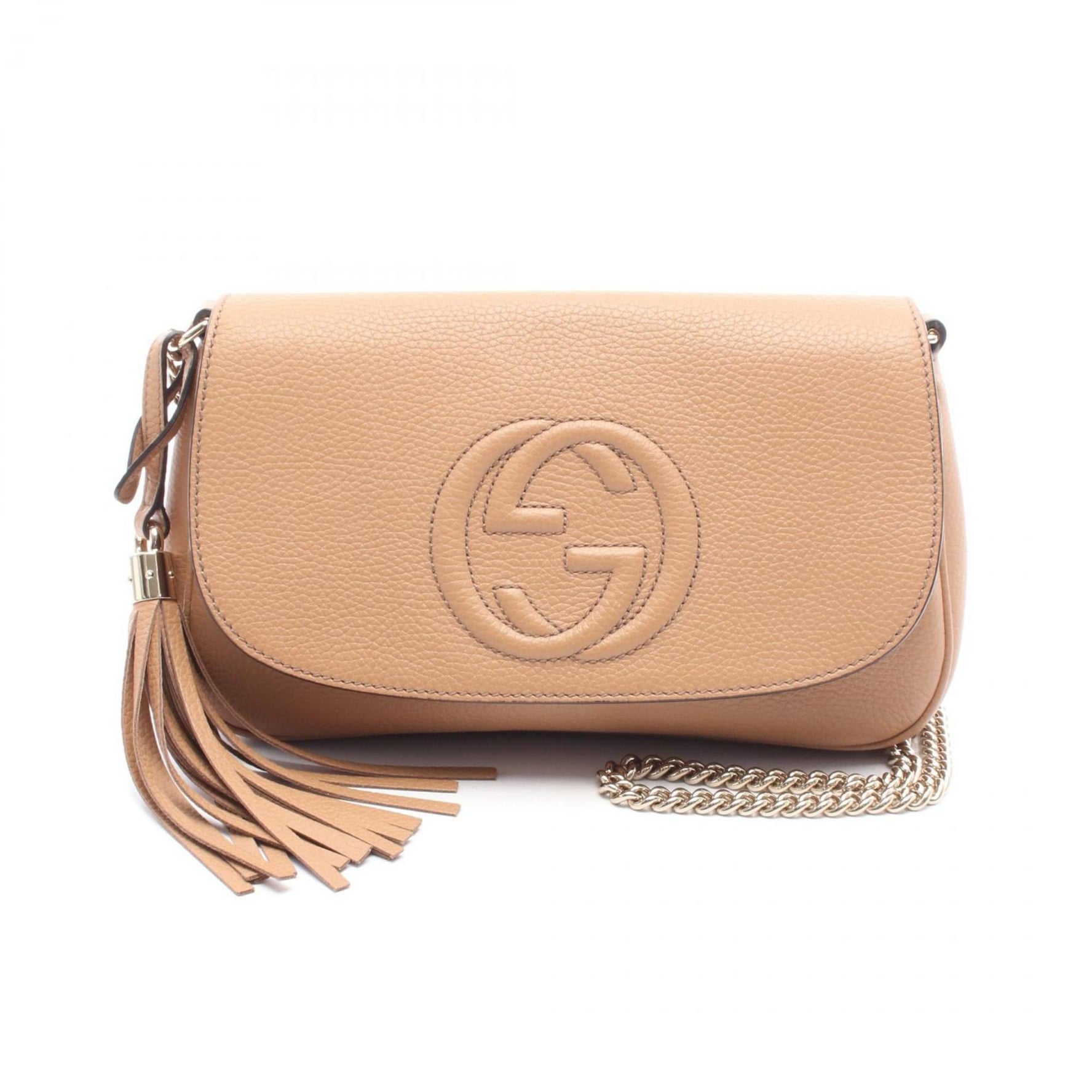 Gucci Soho Interlocking G Shoulder Bag, Leather