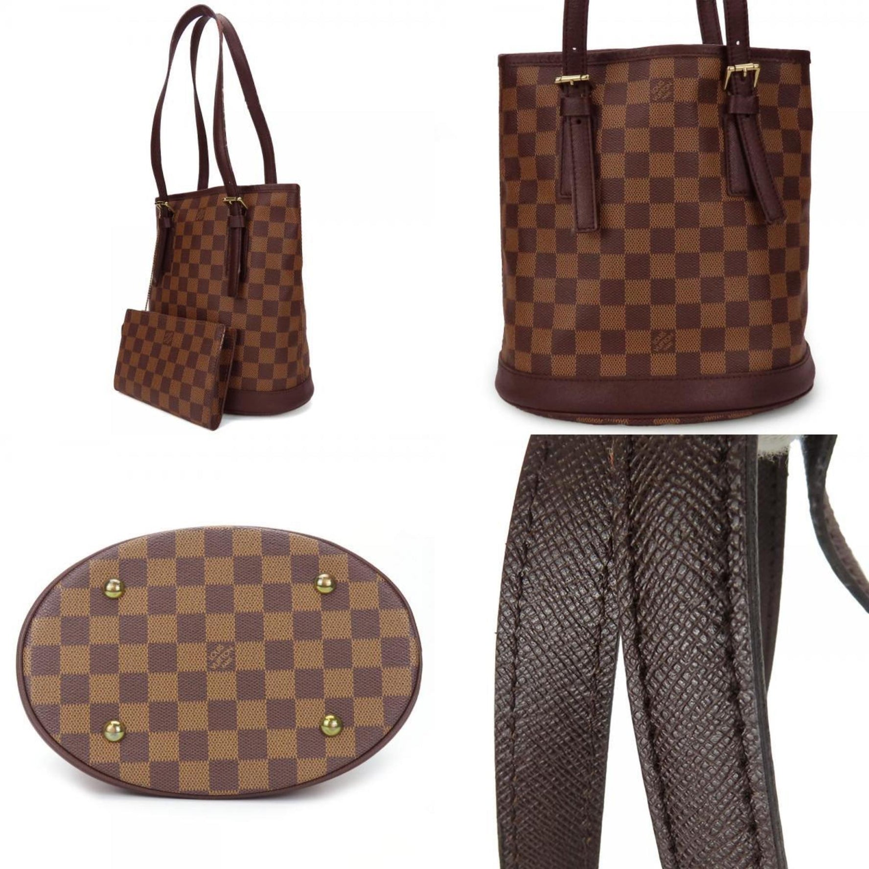 Louis Vuitton Tote Bag Mare Damier Brown Shoulder Bucket