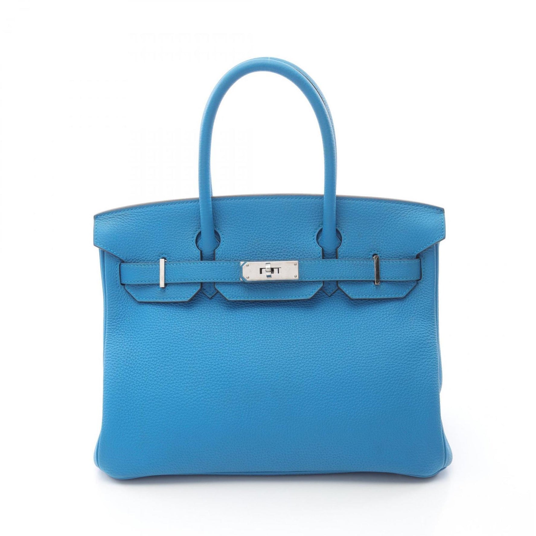 Hermes Birkin 30 Handbag, Leather Togo, Women's, Blue