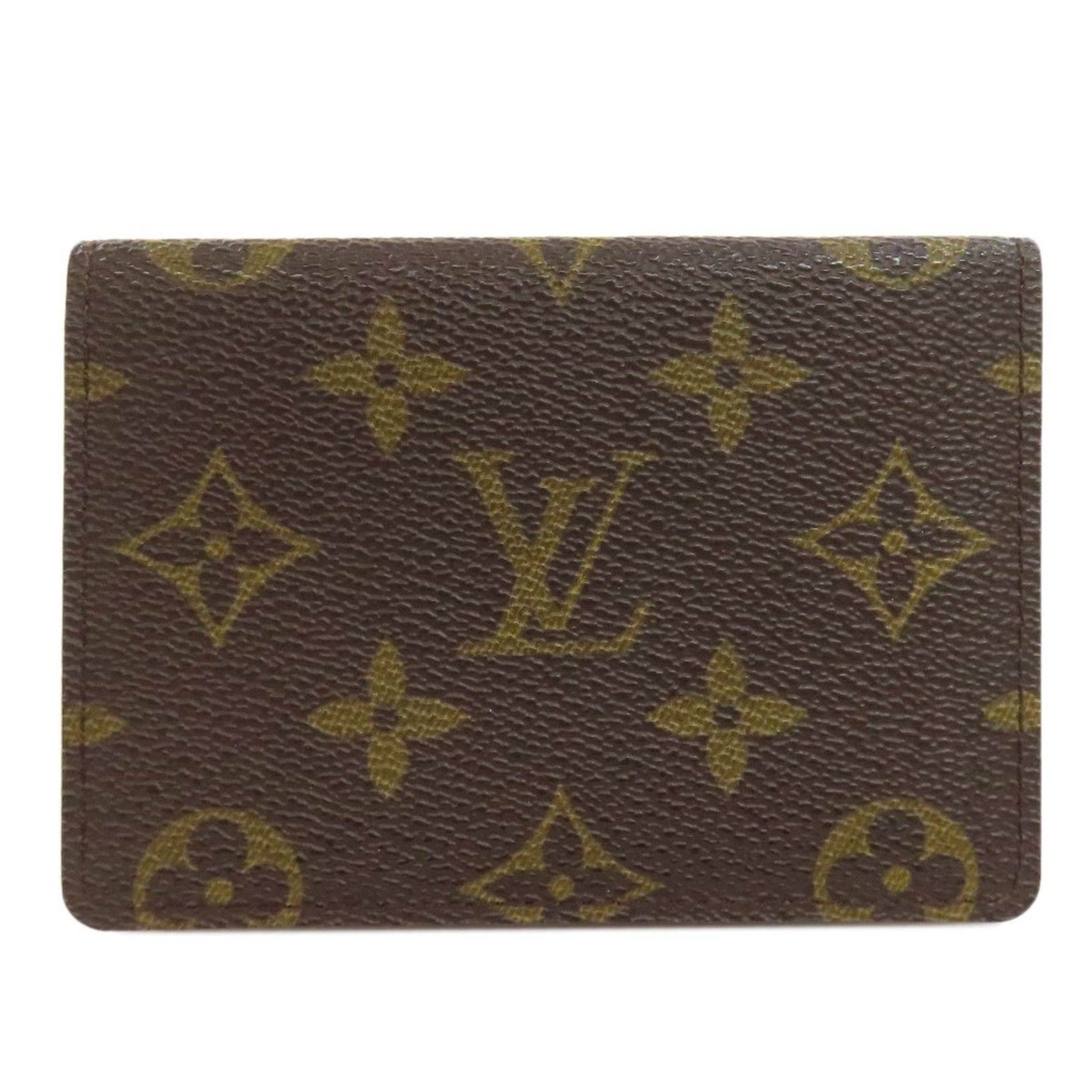 Louis Vuitton Porto 2 Cart Vertical Business Card Holder/Card Case Canvas