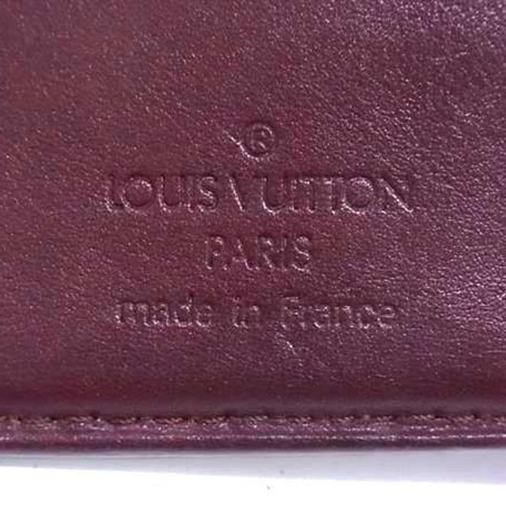 LOUIS VUITTON Louis Vuitton Porte Monnaie Bi-fold Wallet Red Monogram Matte