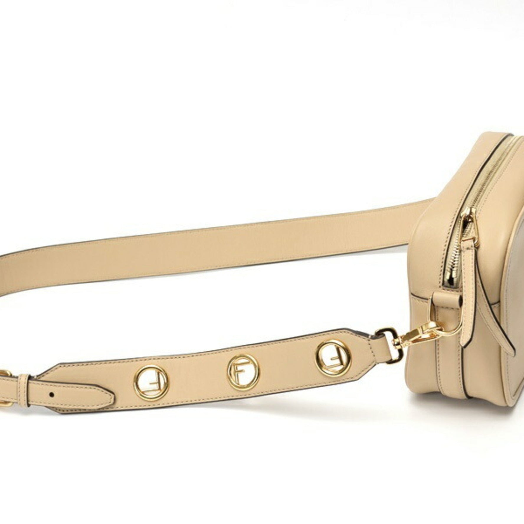 FENDI Cam Shoulder Bag Leather