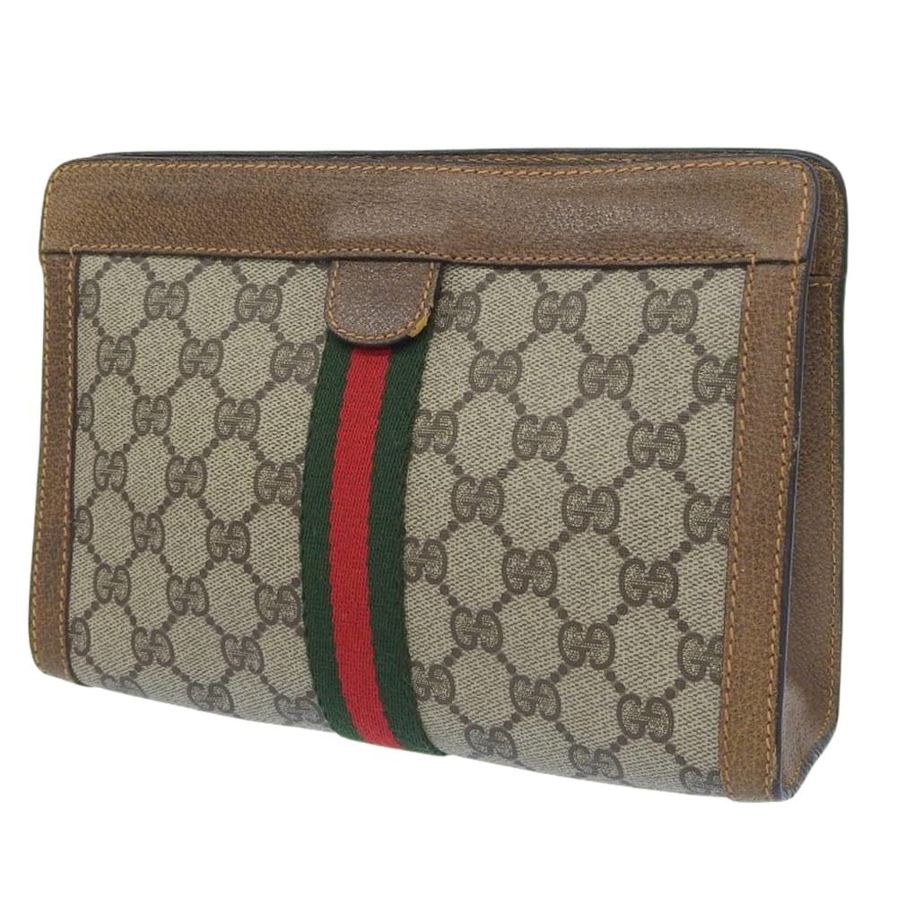 Gucci GG Plus Sherry Line Clutch Bag 84 01 001 Mini