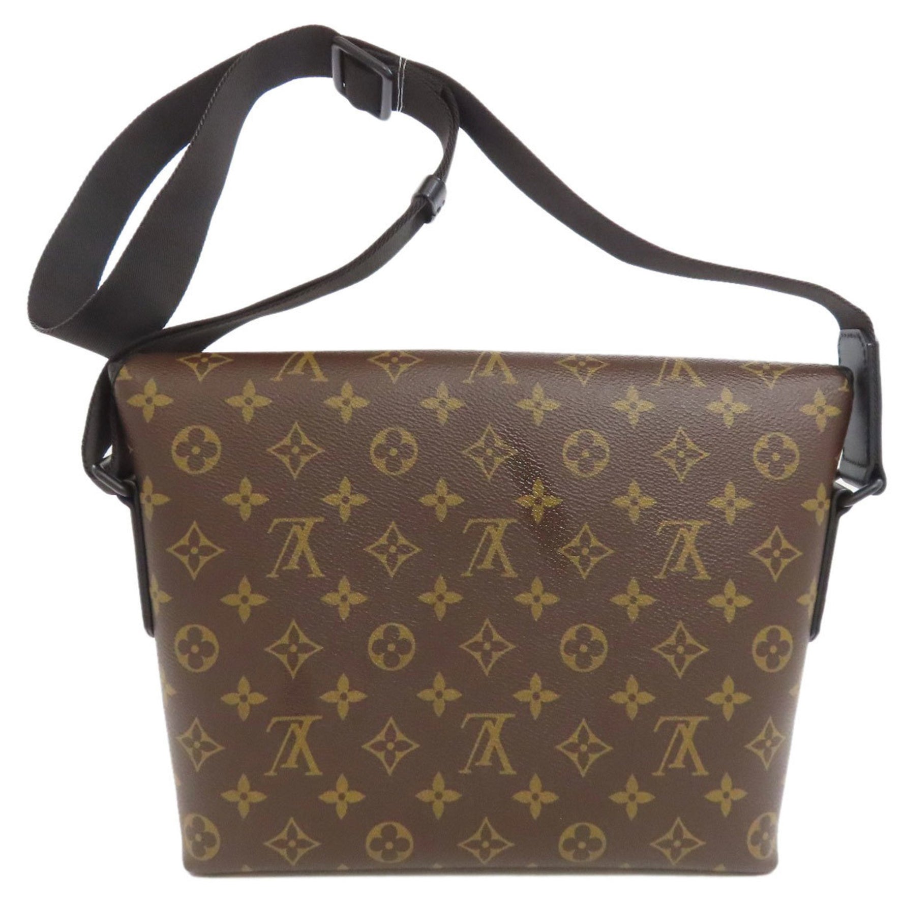 Louis Vuitton M45557 Magnetic Shoulder Bag Monogram Macassar Women's LOUIS VUITTON